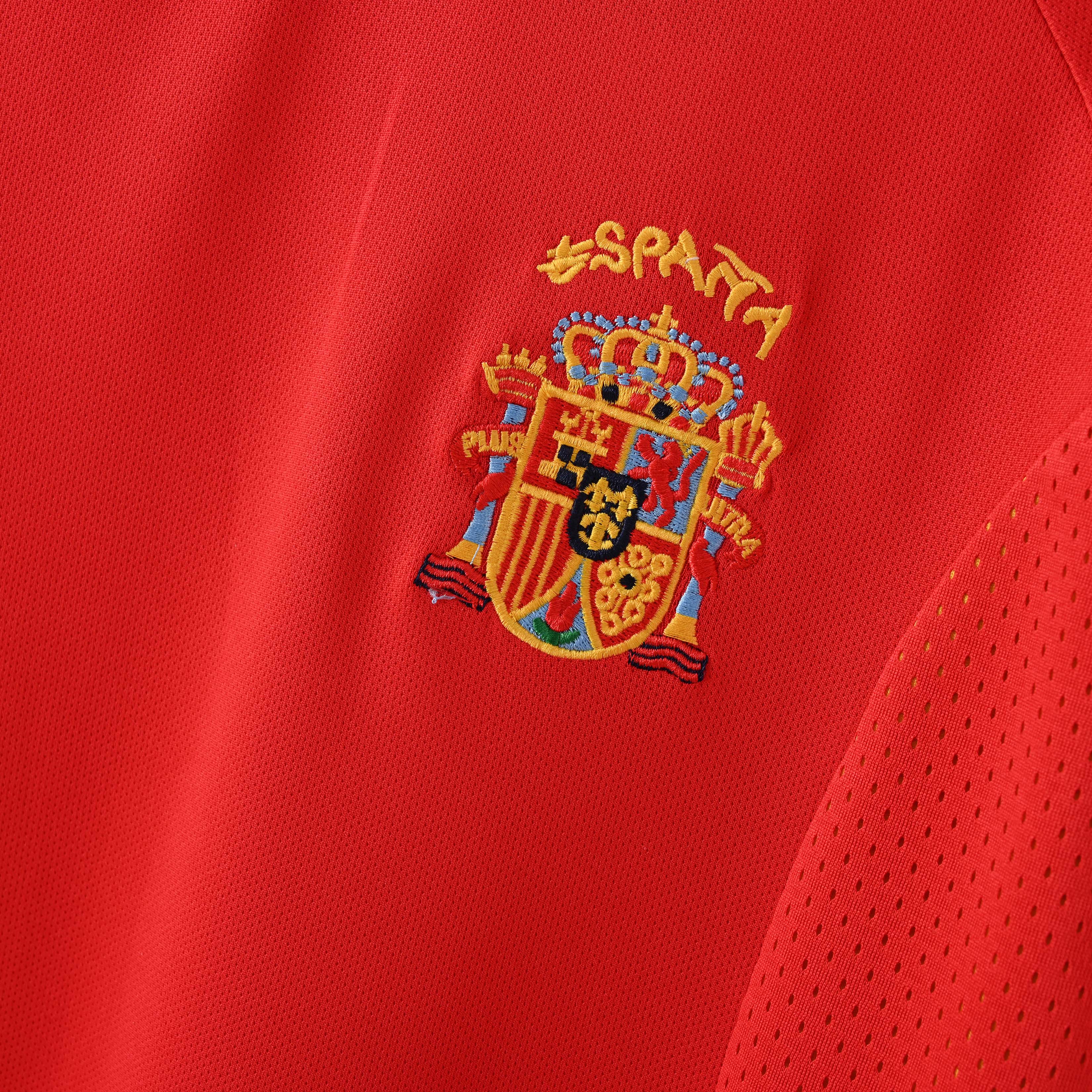 Camisa Retro Espanha Casa 2002 AAA qualidade fã — view 7