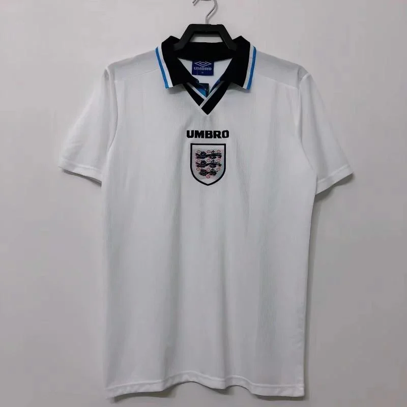 1996 Retro England Home Soccer Jersey — main view