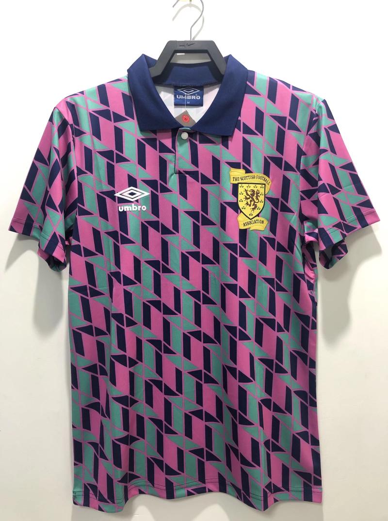 1988-1989 Retro Scotland National Team Away Football Shirt AAA fan-grade