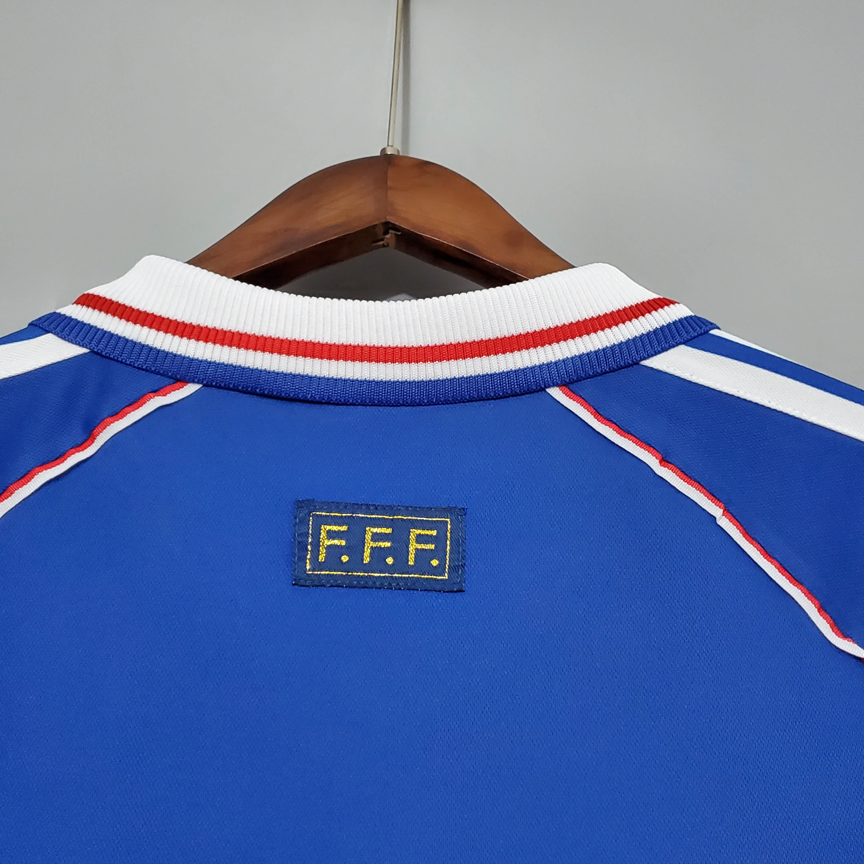 1998 Retro France Home Football Shirt — view 6