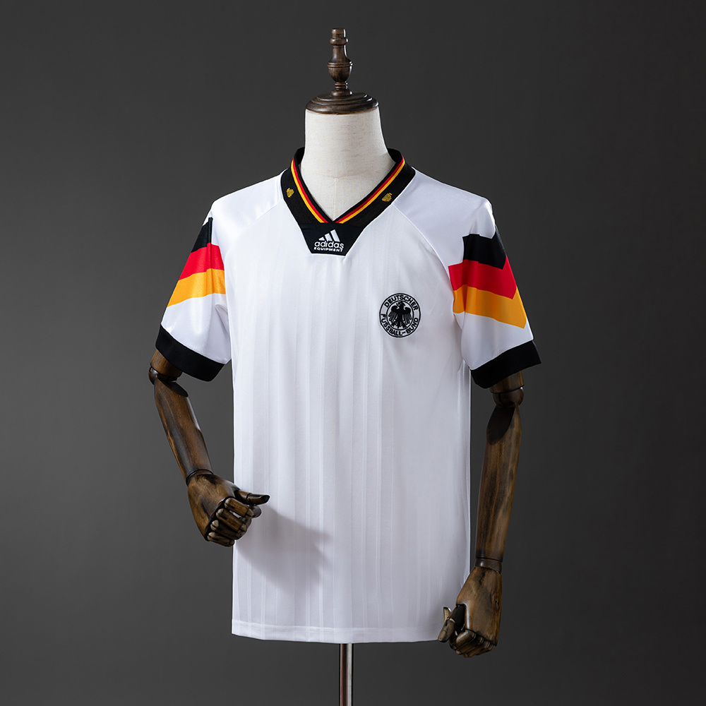 1992 Retro Soccer Jersey Germany Home
