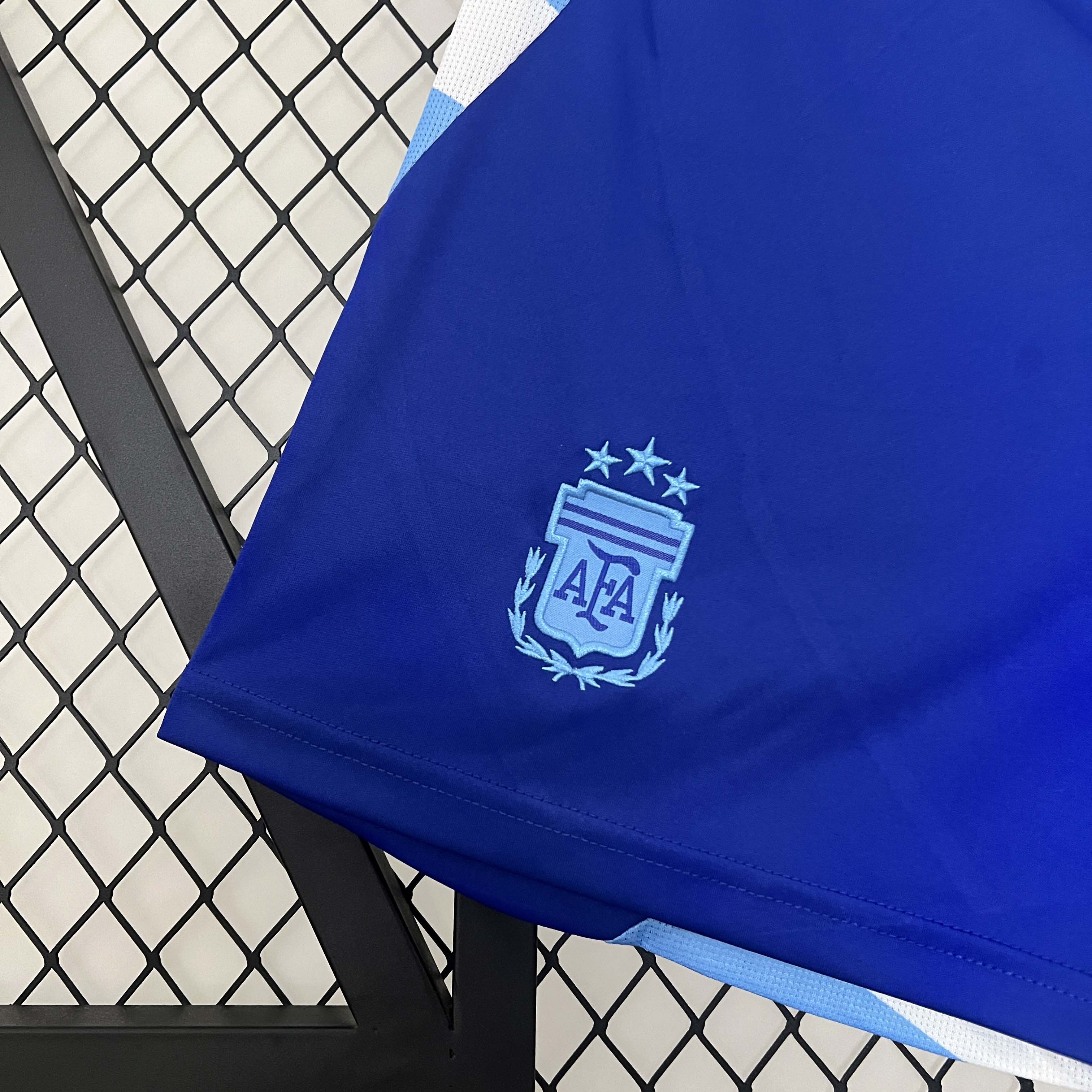 2024 Short Extérieur Équipe Nationale Argentine AAA qualité fan — view 4