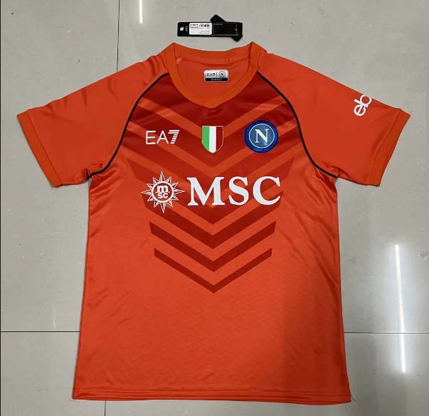 2023/2024 Napoli ゴールキーパー オレンジ サッカージャージ タイ品質