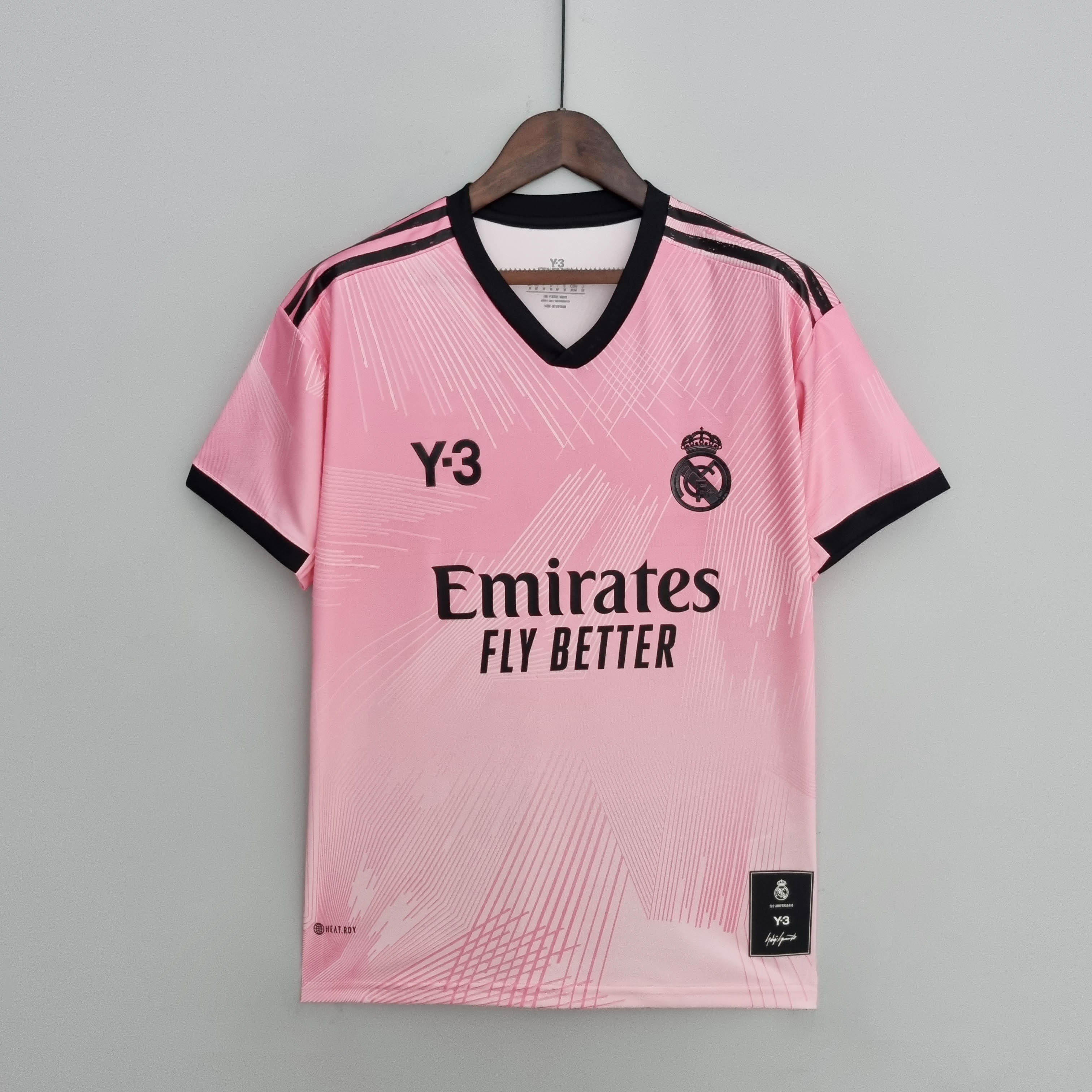 2022 Real Madrid Y-3 Special Edition Pink Football Shirt — main view