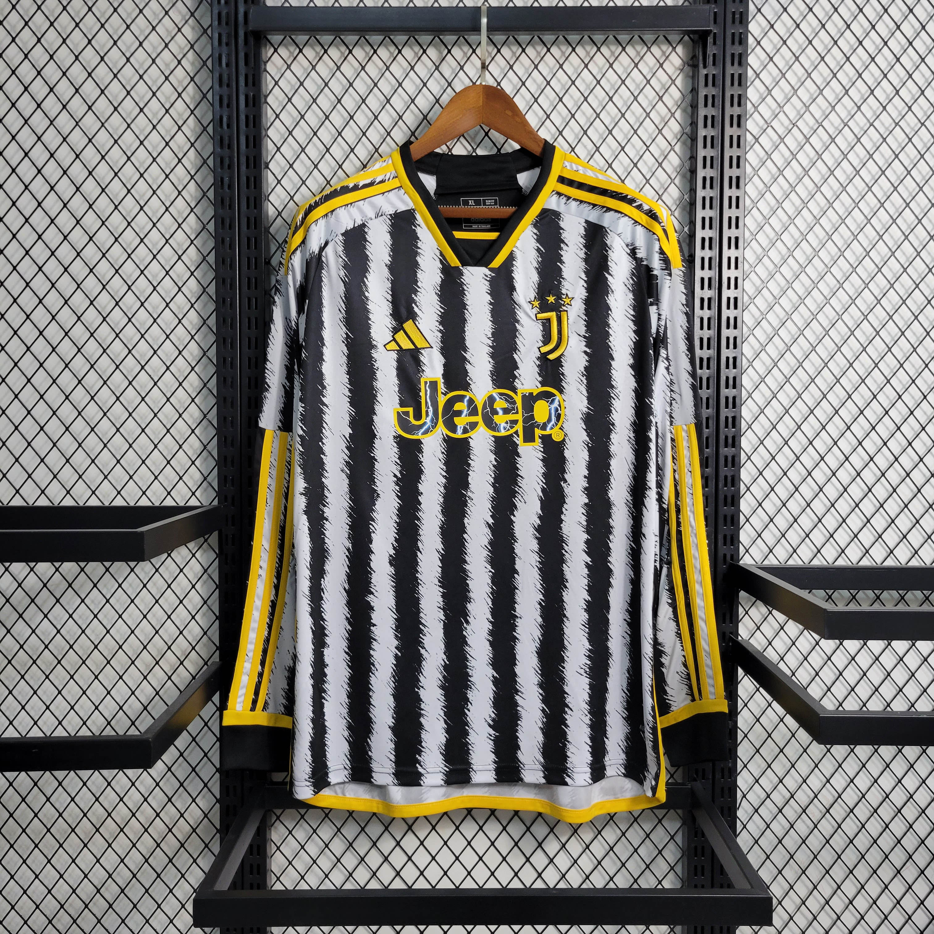 2023/2024 Long Sleeve Juventus Home AAA fan-grade — main view
