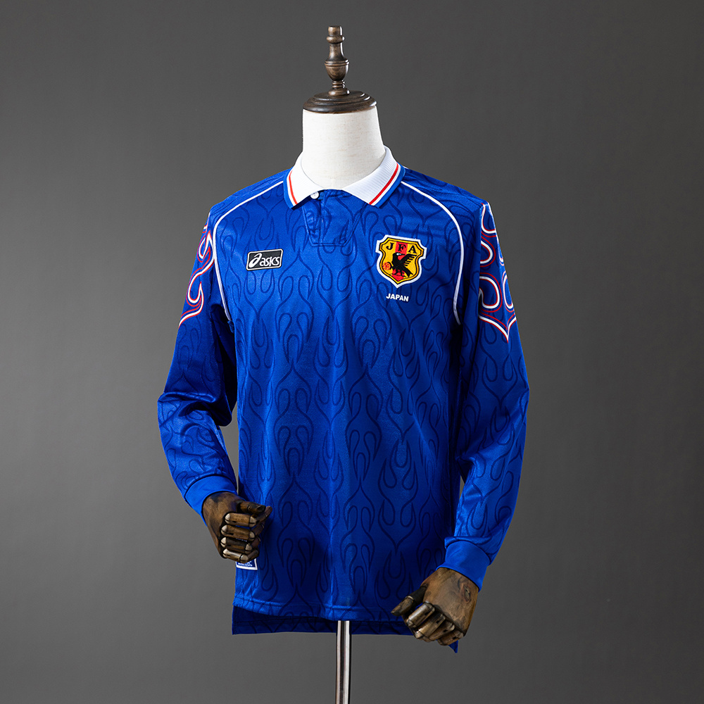 1998 Retro Japan Home Long Sleeve Jersey AAA fan-grade