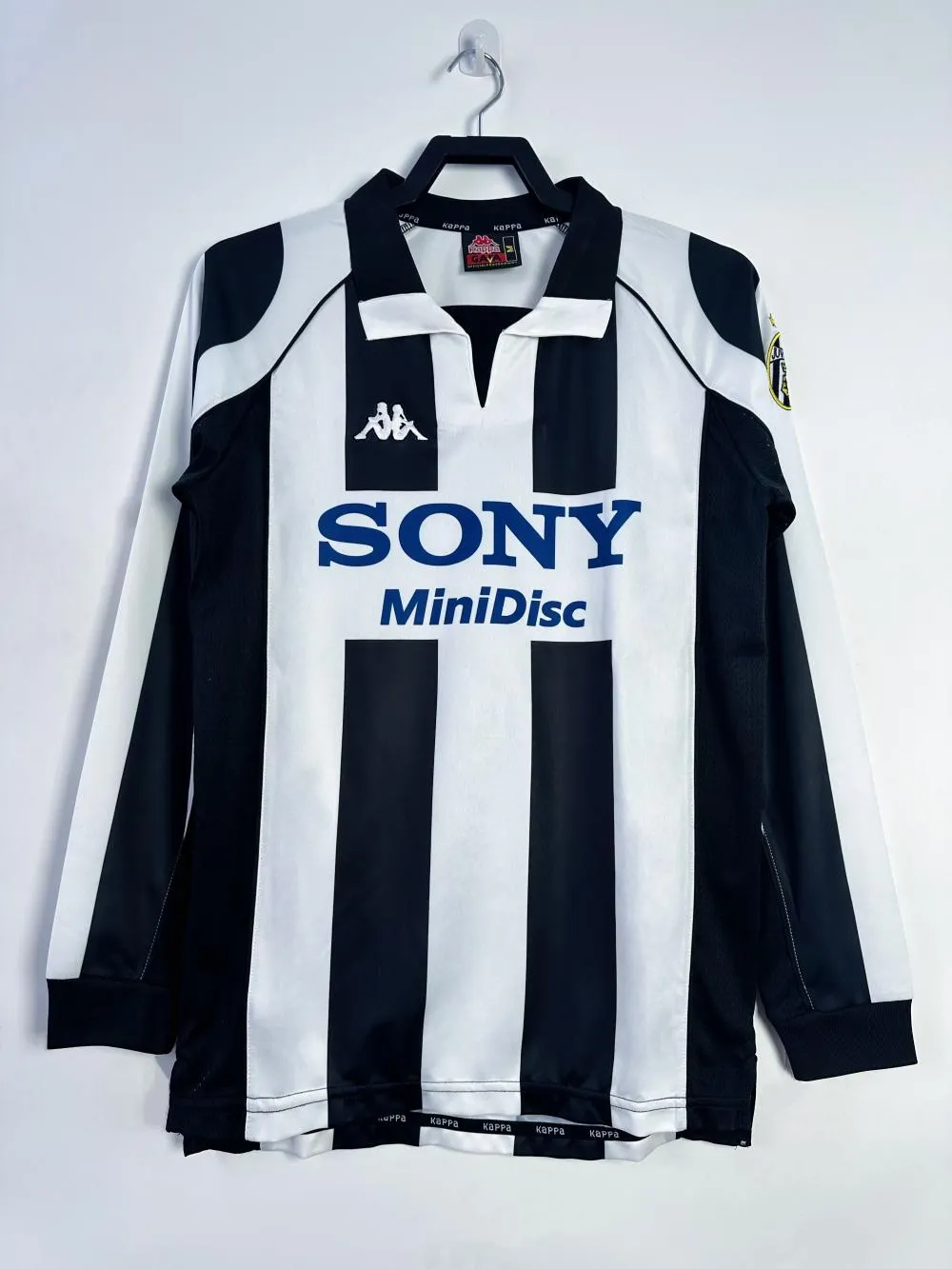 Camisa de Futebol Retro Juventus Casa Manga Longa 1997/1998 Qualidade Tailandesa