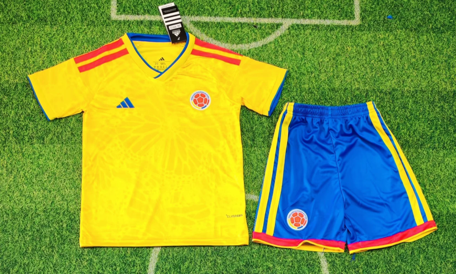 2026 Colombia Home Football Shirt 1:1 Thai Quality Kids Size