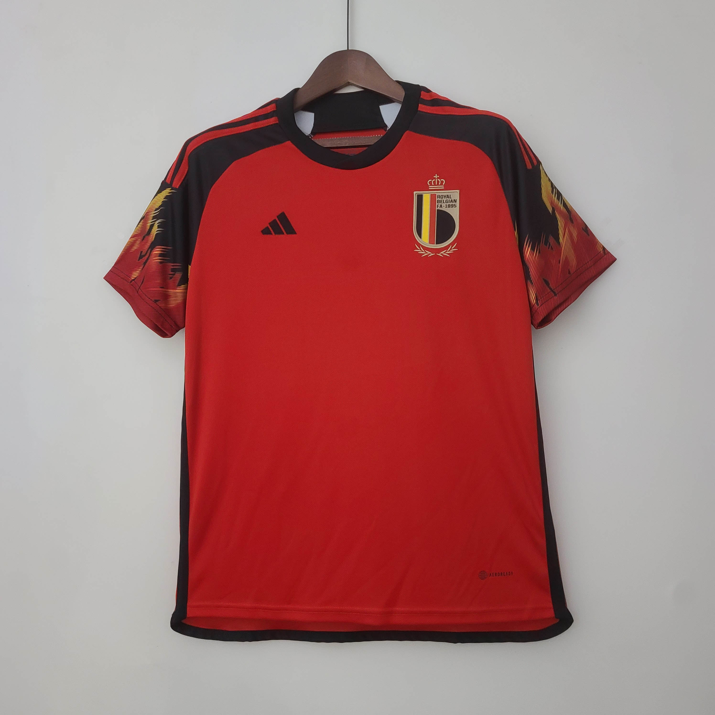 2022 FIFA World Cup Belgium Home Soccer Shirt — main view