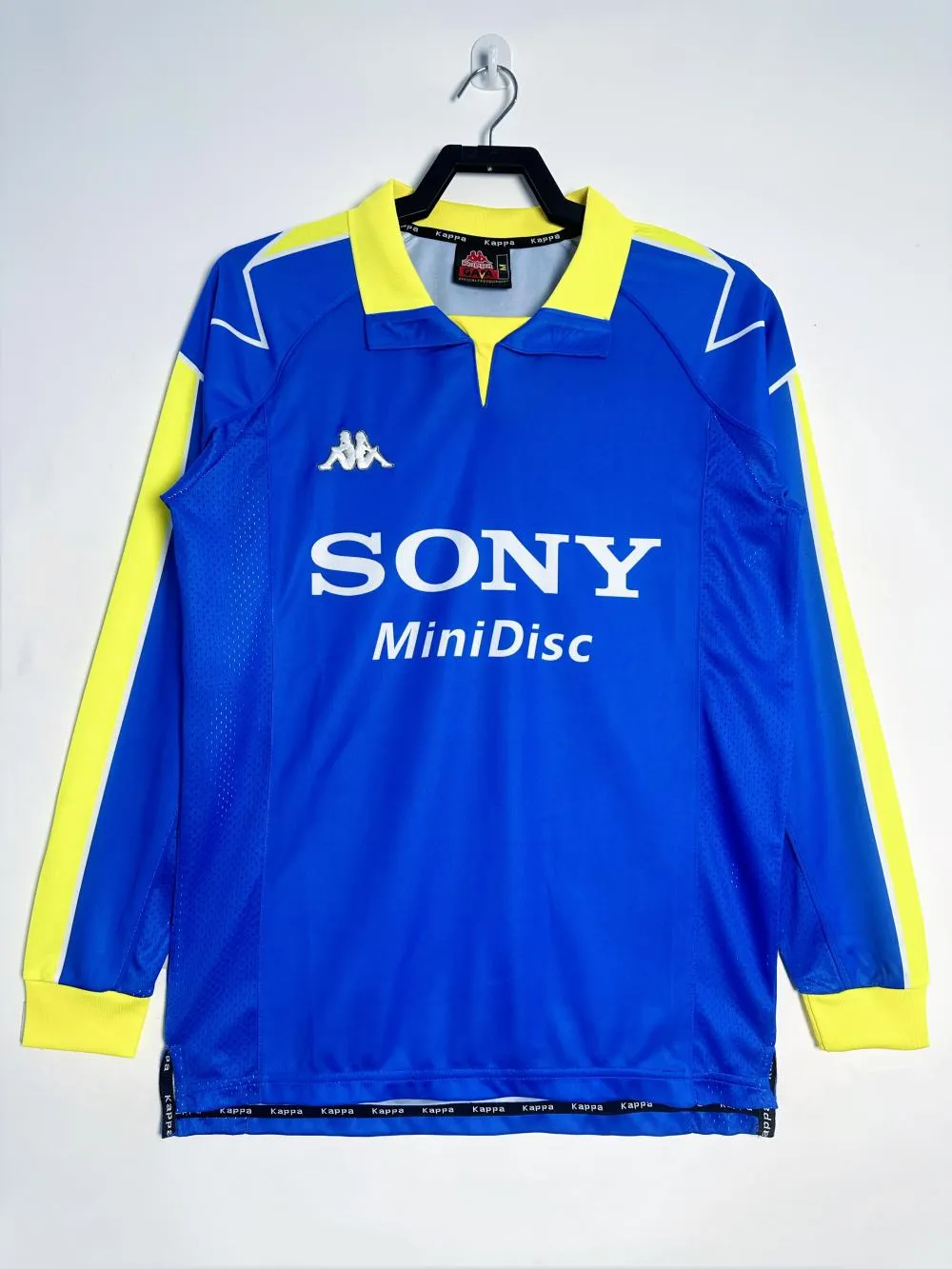 1997-1999 Retro Manga Longa Juventus Camisa Visitante Futebol Qualidade Tailandesa