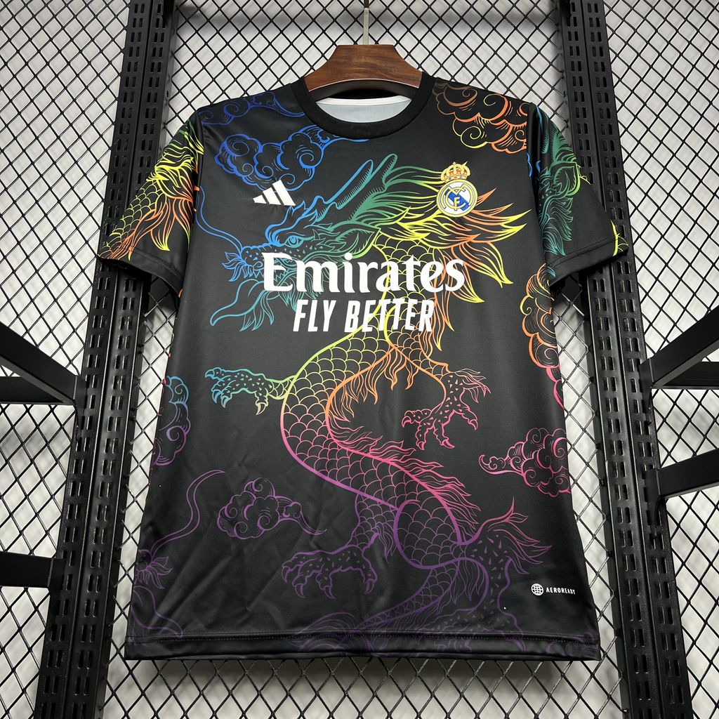 2024/2025 Real Madrid Black Cailong Special Edition Jersey AAA fan-grade — view 5