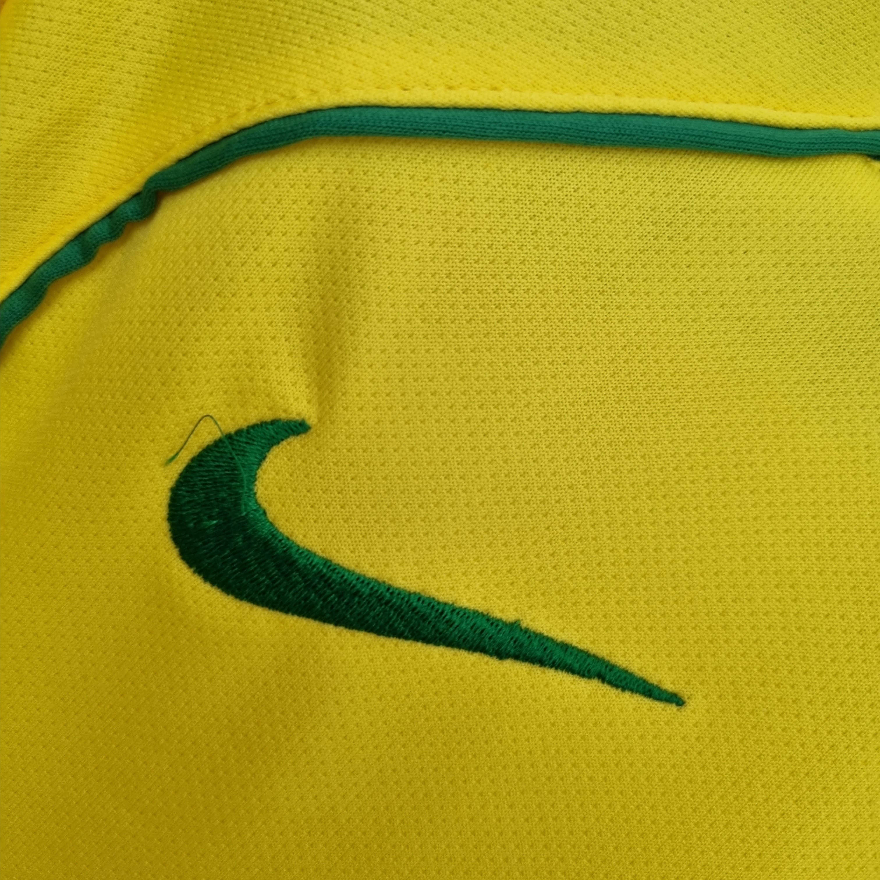 2004 Retro Brasilien Heim-Fußballtrikot — view 7