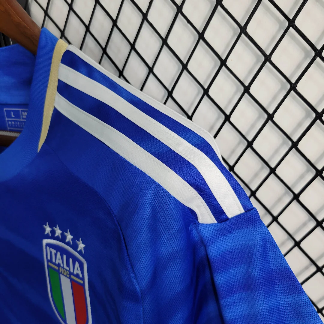 2023 Italy Home Soccer Shirt — view 7