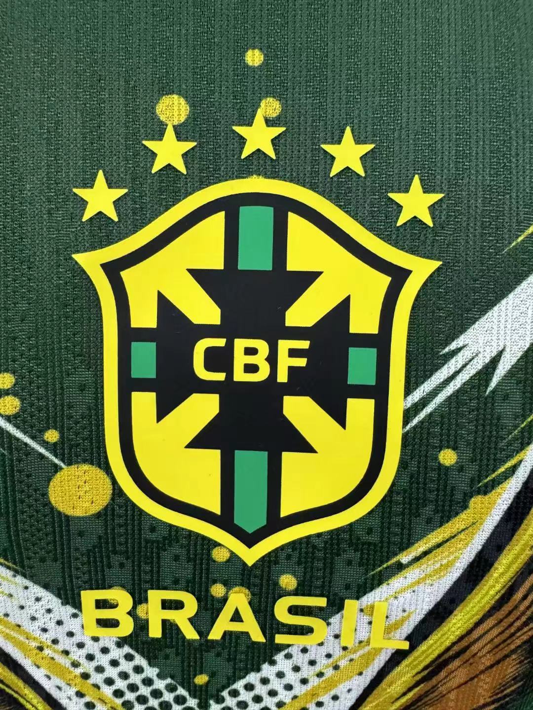 2024/2025 Player Version Brazil Special Edition Football Shirt AAA fan-grade — view 5