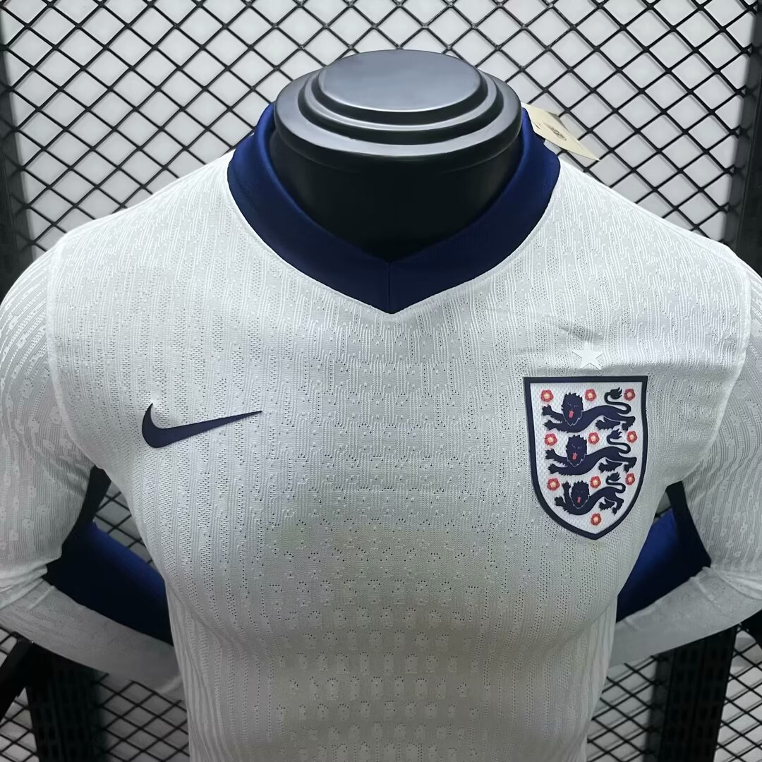 2024-2025 Player Version England Home Long Sleeves Football Shirt — view 3