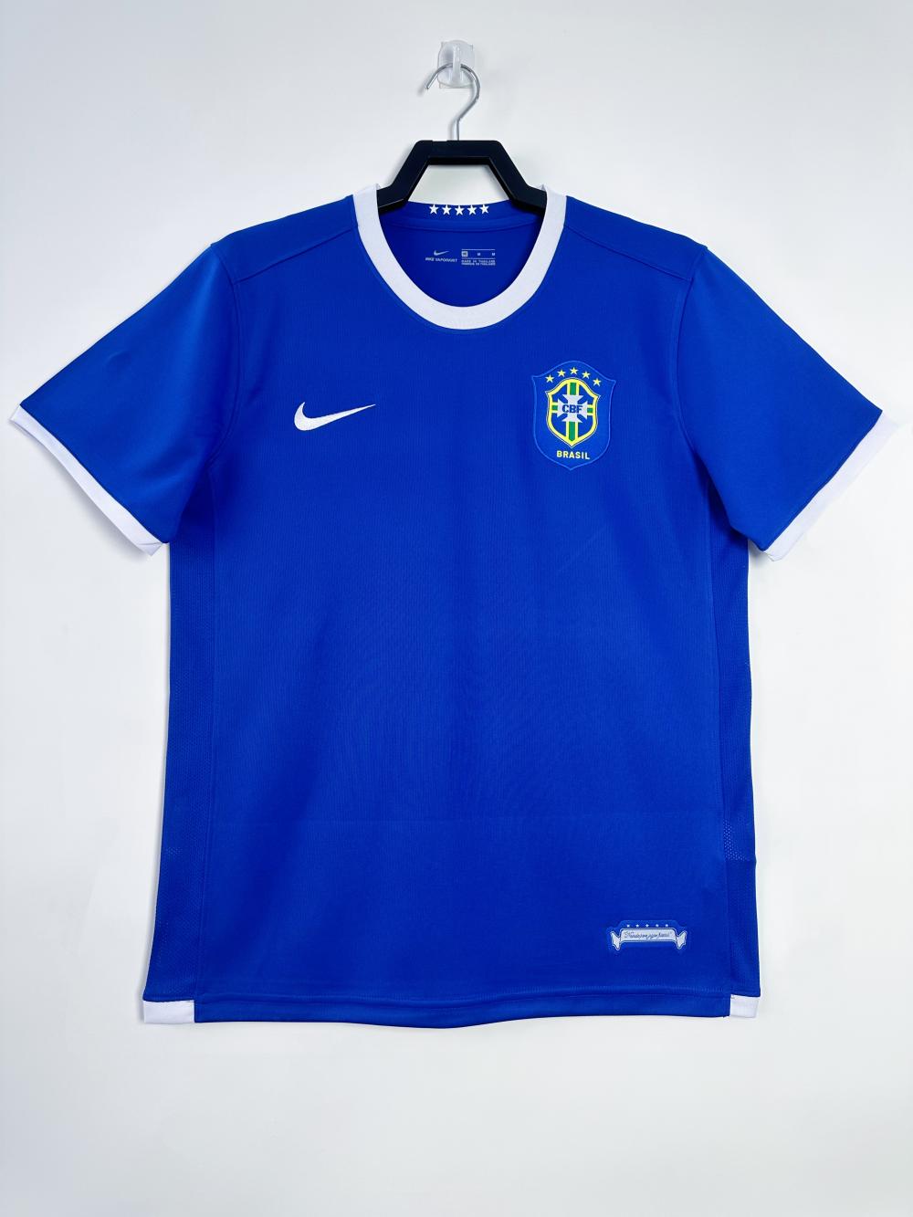 2006 Retro Brazil Away Soccer Jersey AAA fan-grade — main view