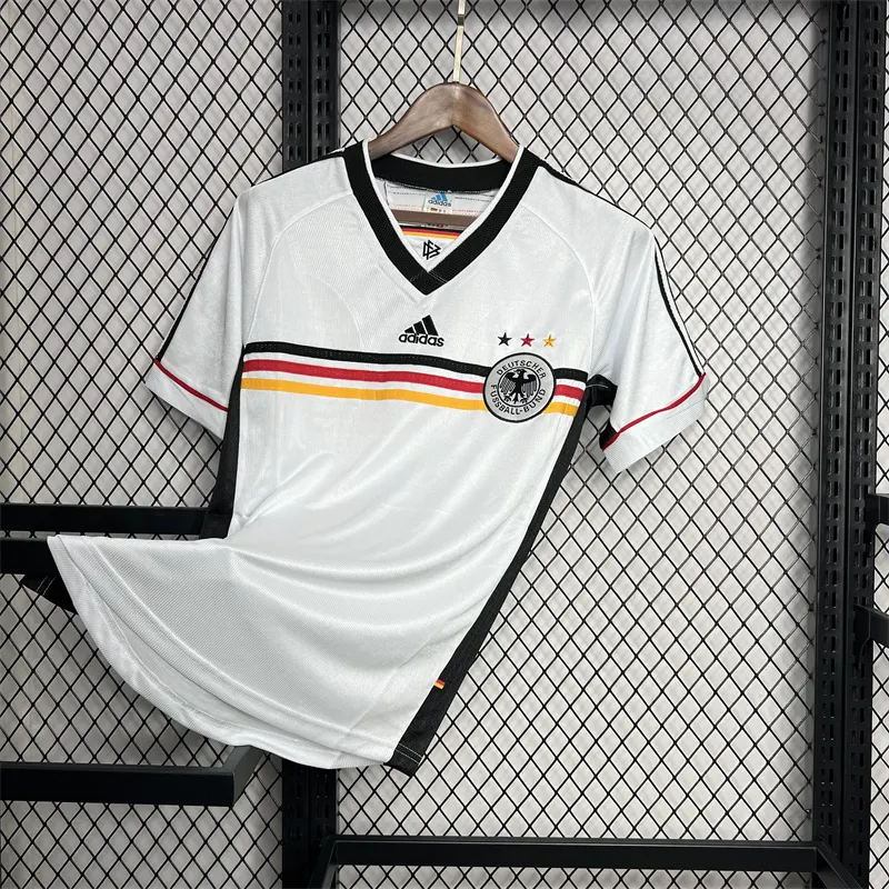 1998 Retro Germany Home Soccer Jersey AAA fan-grade — view 3