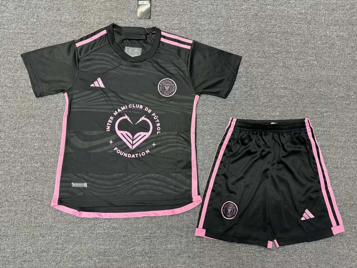 2024/2025 Inter Miami Pre-Match Away Soccer Jersey AAA fan-grade Kids Size