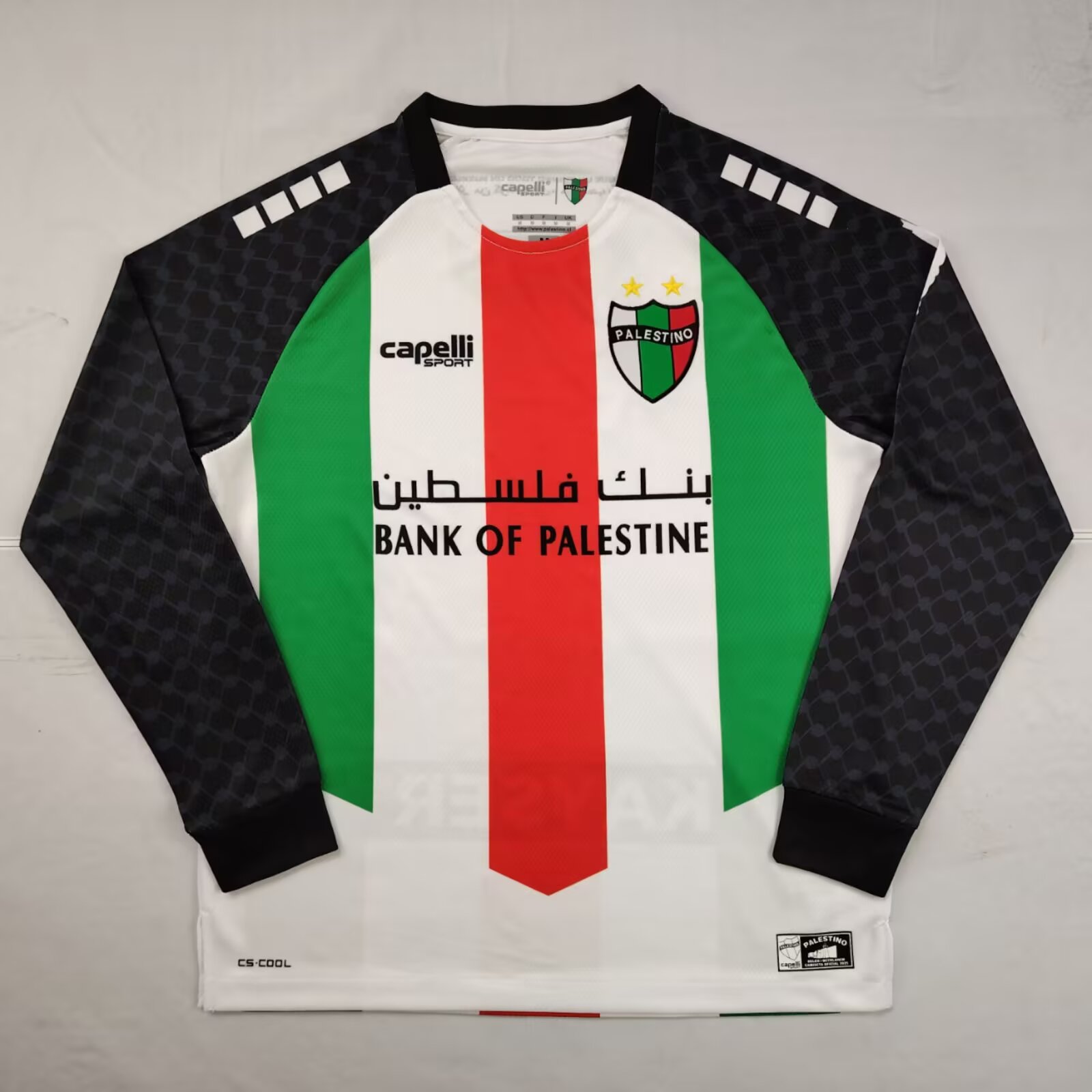 2025/2026 Long Sleeve Palestine Home Football Shirt AAA fan-grade