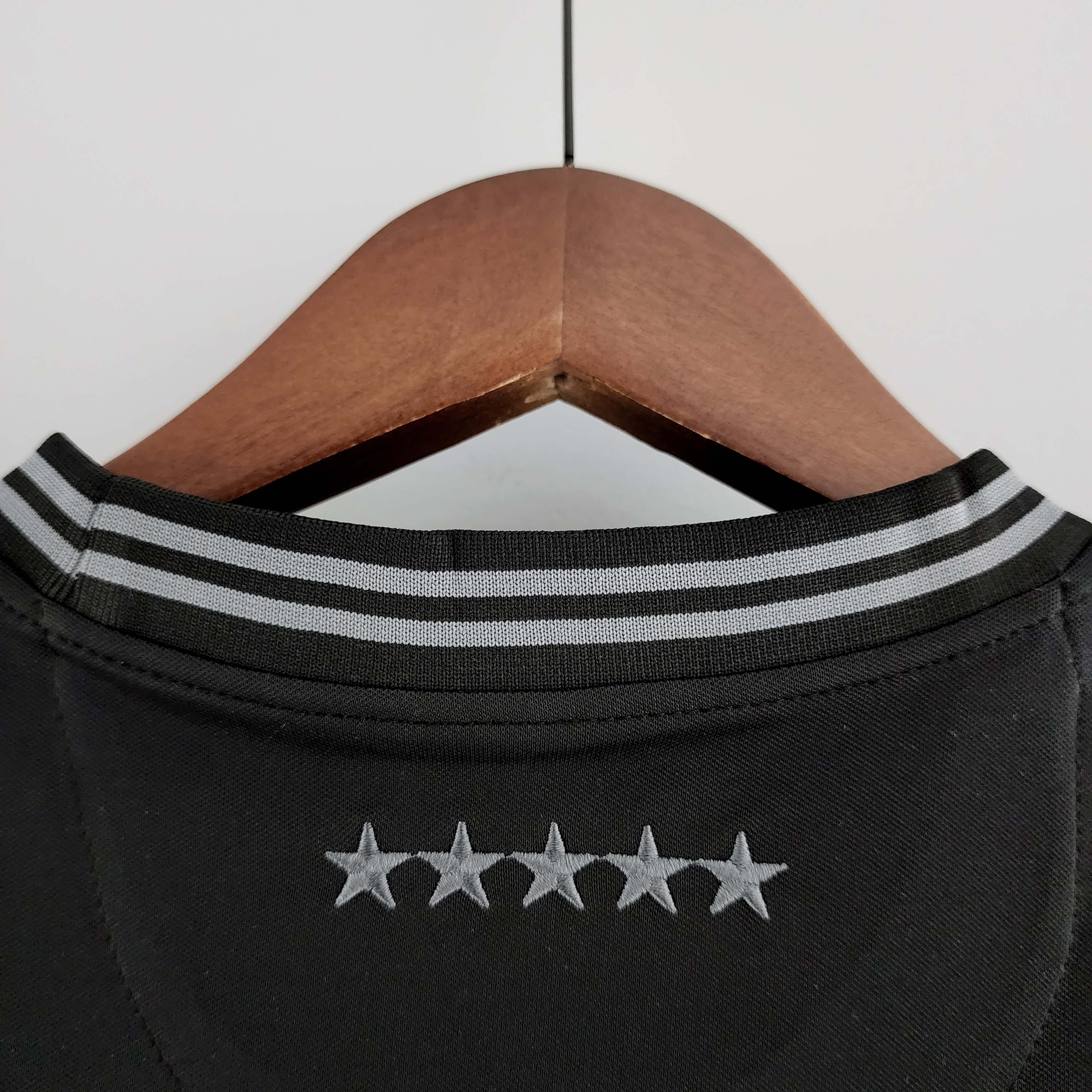 2022 Brazil Special Edition all black Soccer Jersey — view 4
