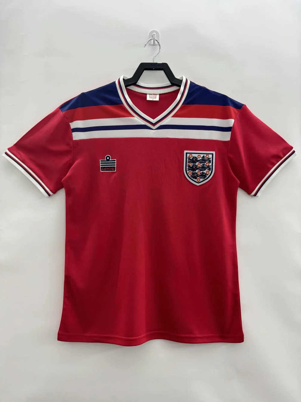 1982 Retro England Away Soccer Jersey — main view