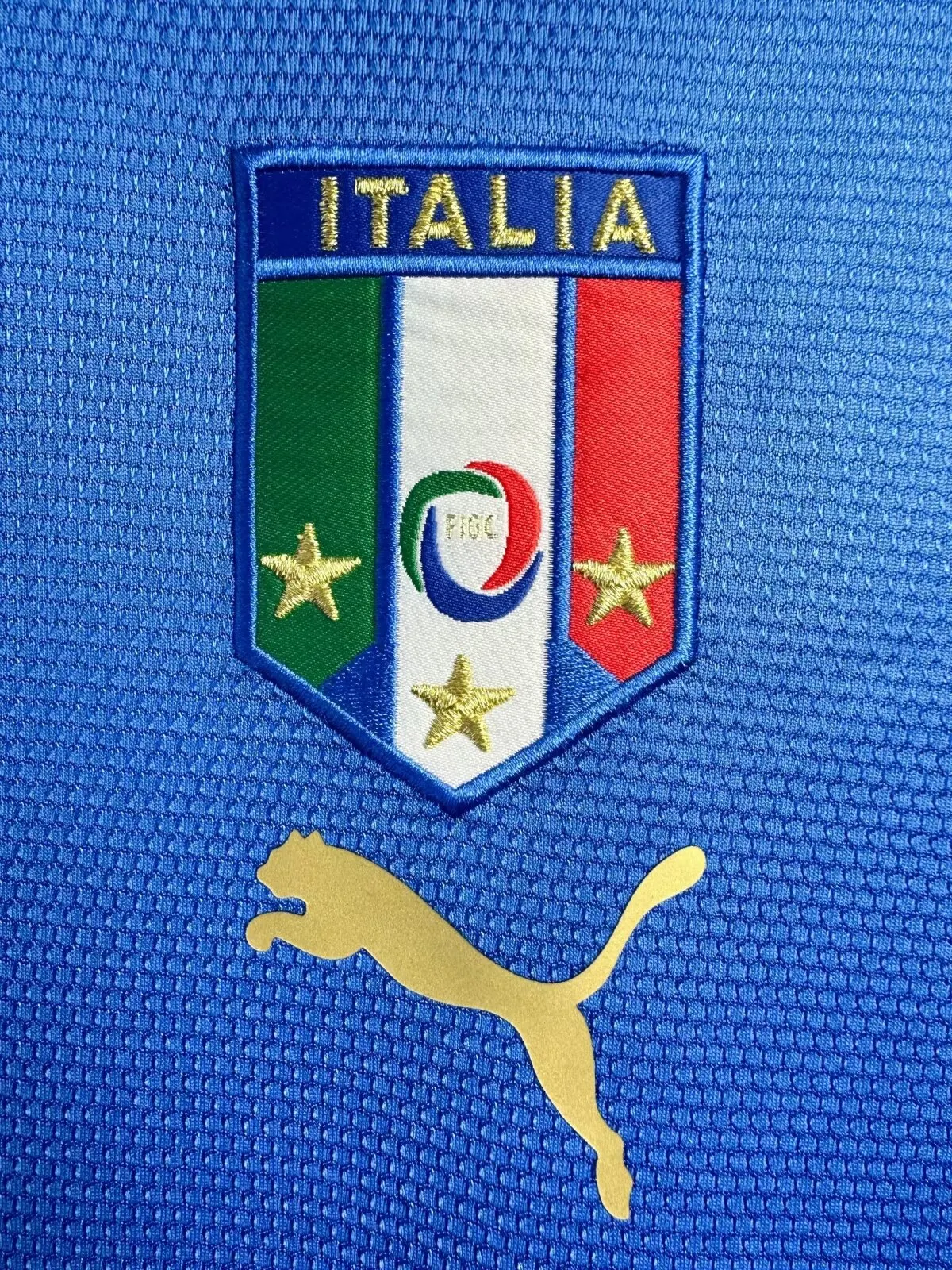 2006 Retro Italy Long sleeves Home Soccer Shirt AAA fan-grade — view 5