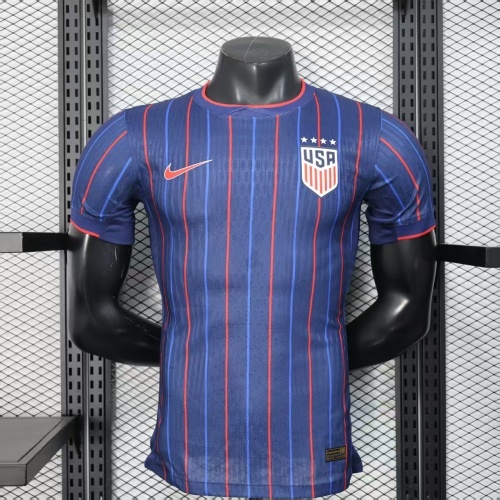 2025/2026 플레이어 버전 미국 내셔널팀 어웨이 축구 셔츠 태국산 퀄리티