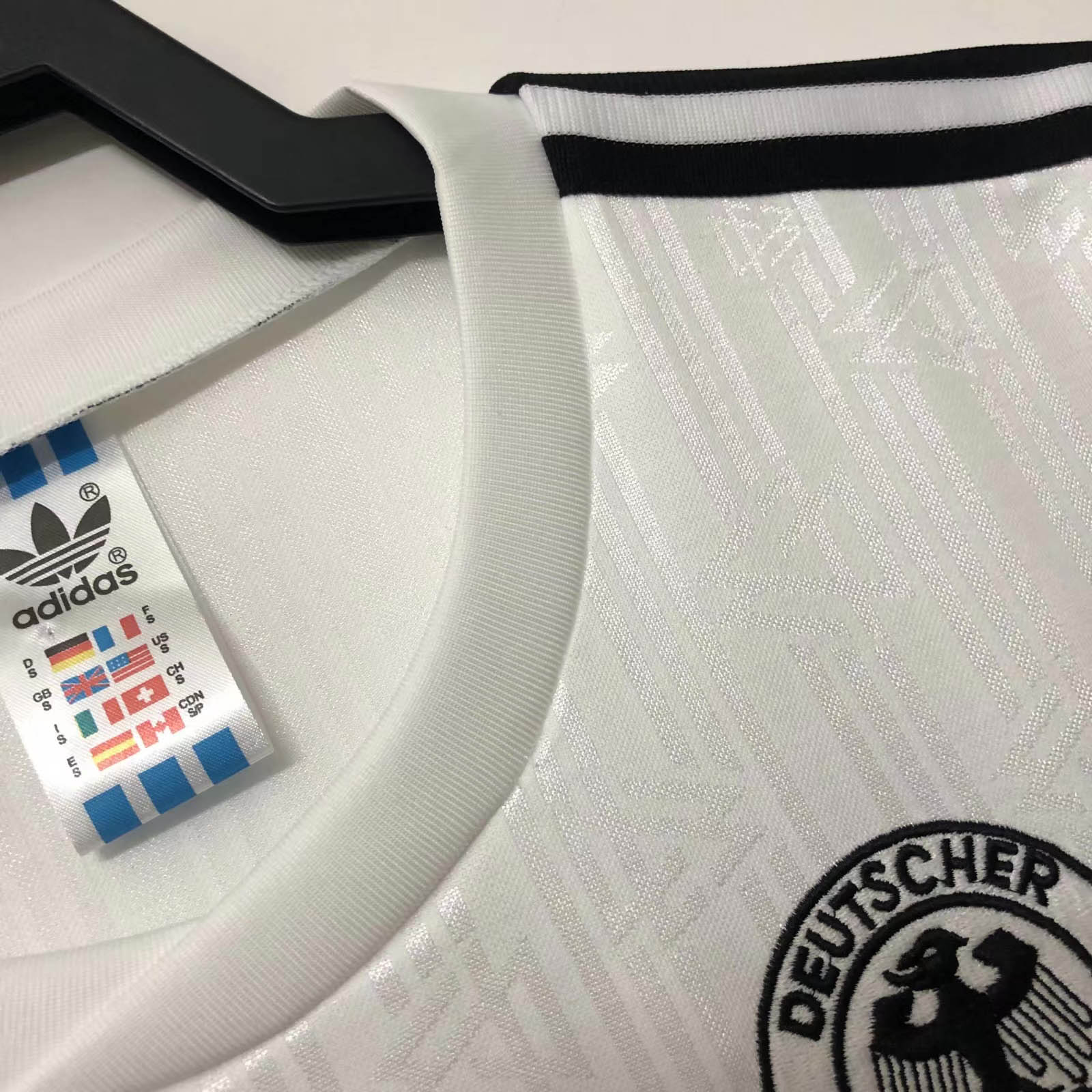 1990 Retro Soccer Jersey Germany Home — view 10