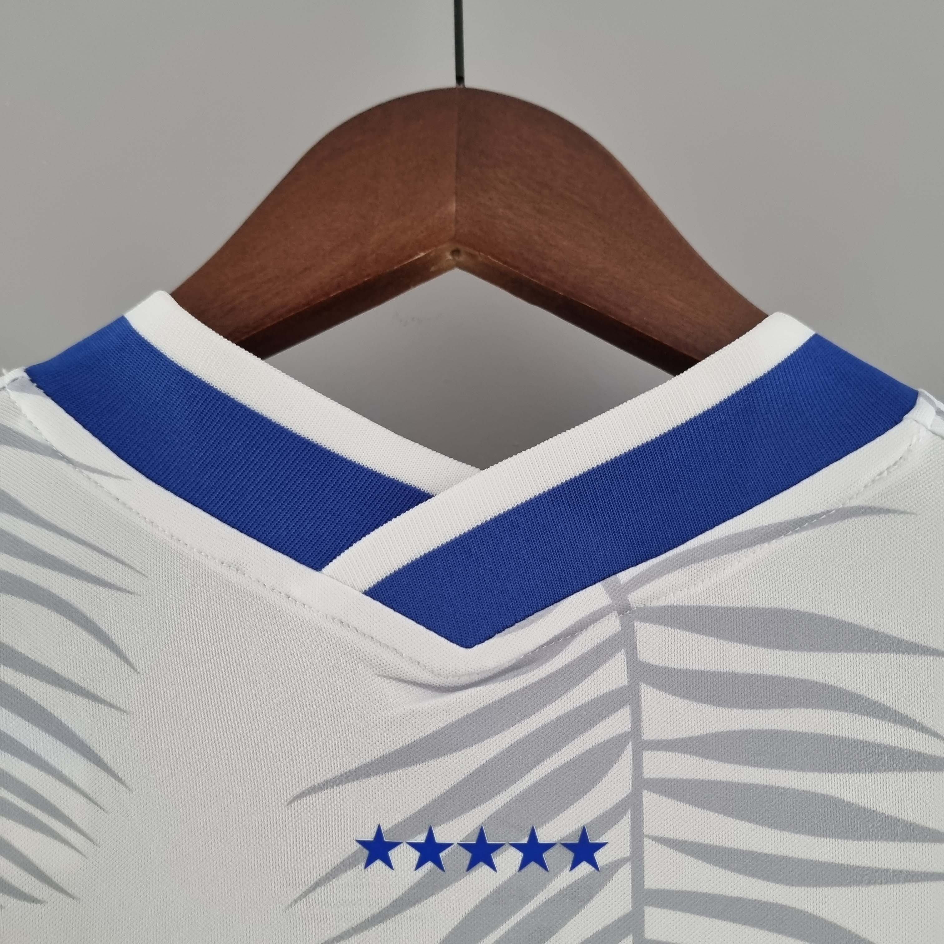 2022 Brasilien Klassisch Weiß Fußballtrikot — view 4