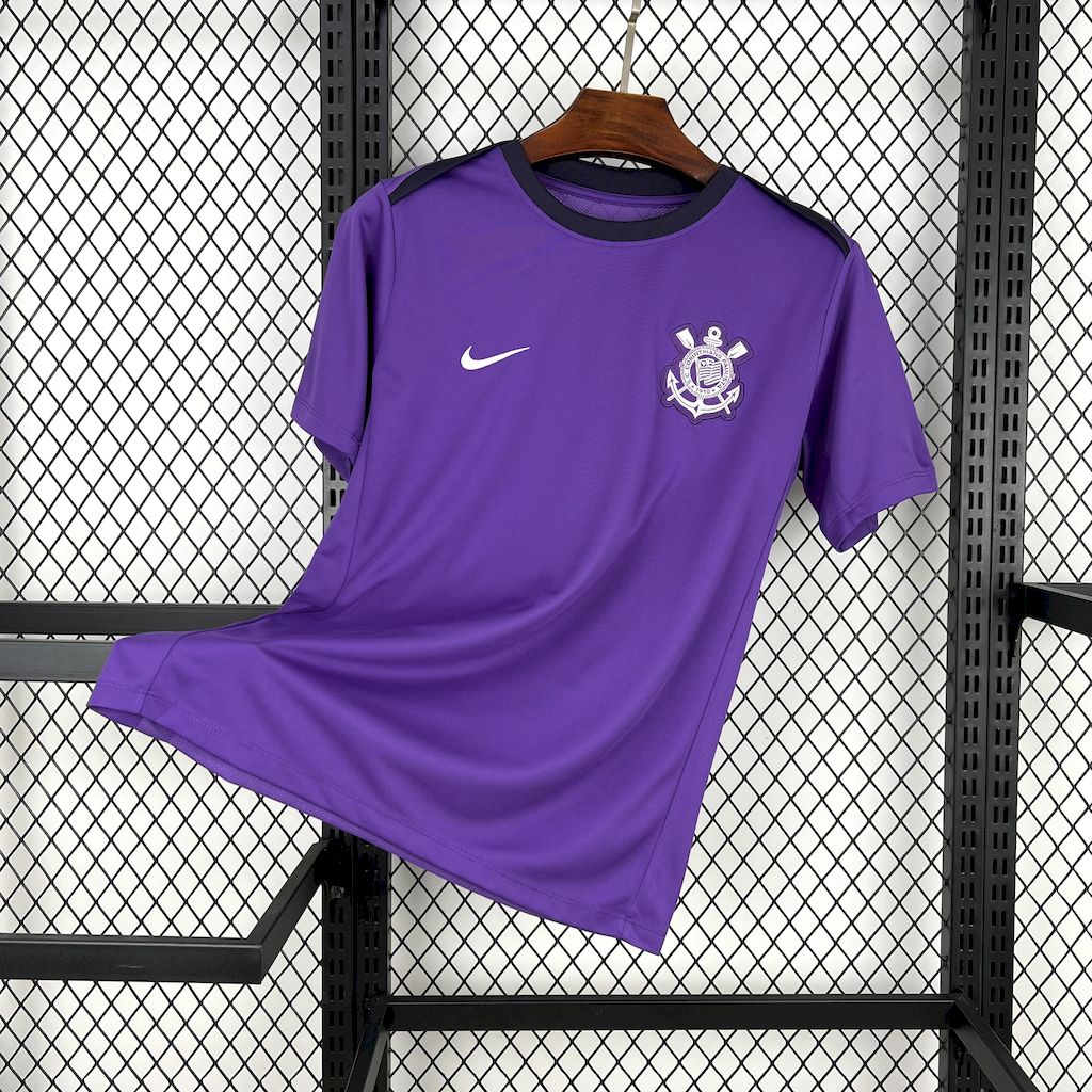 2025/2026 Corinthians Purple pre-match training Football Jersey AAA fan-grade