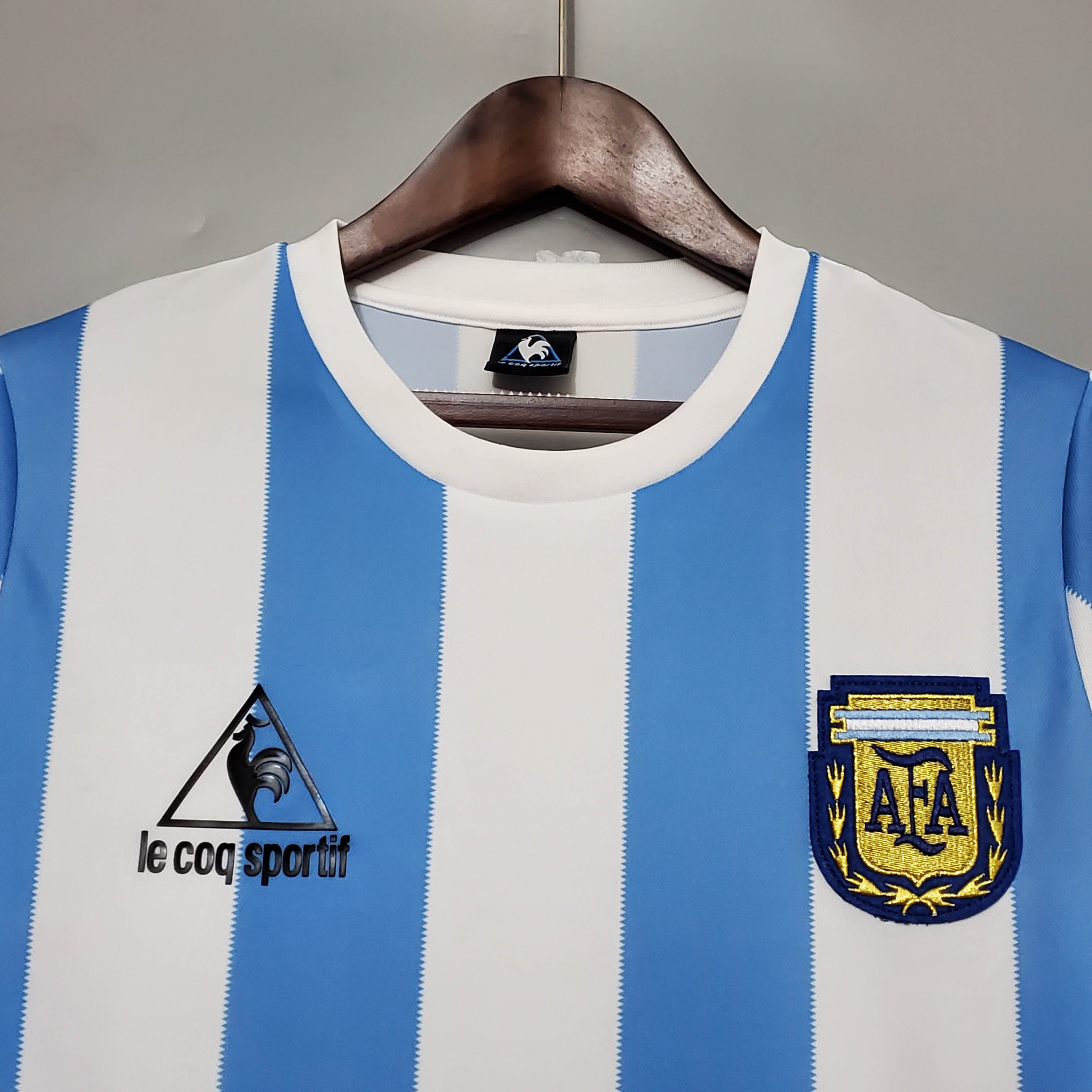 1986 Retro Argentina National Team Home Jersey — view 3