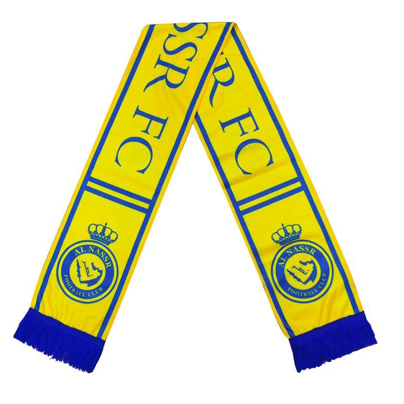 Al Nassr FC Fan Soccer Scarf — main view