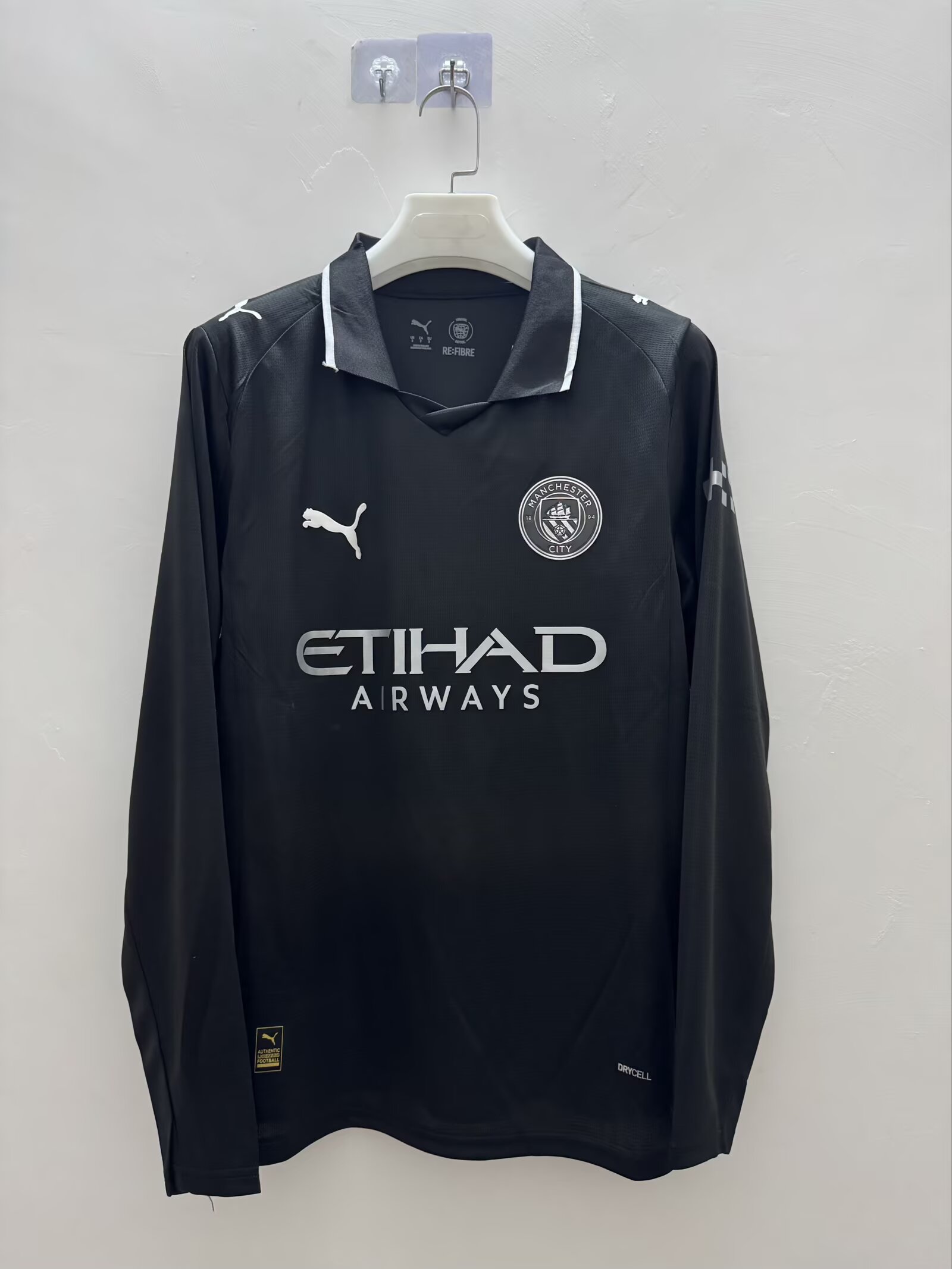 2025/2026 Maillot de football manches longues extérieur de Manchester City qualité thaï