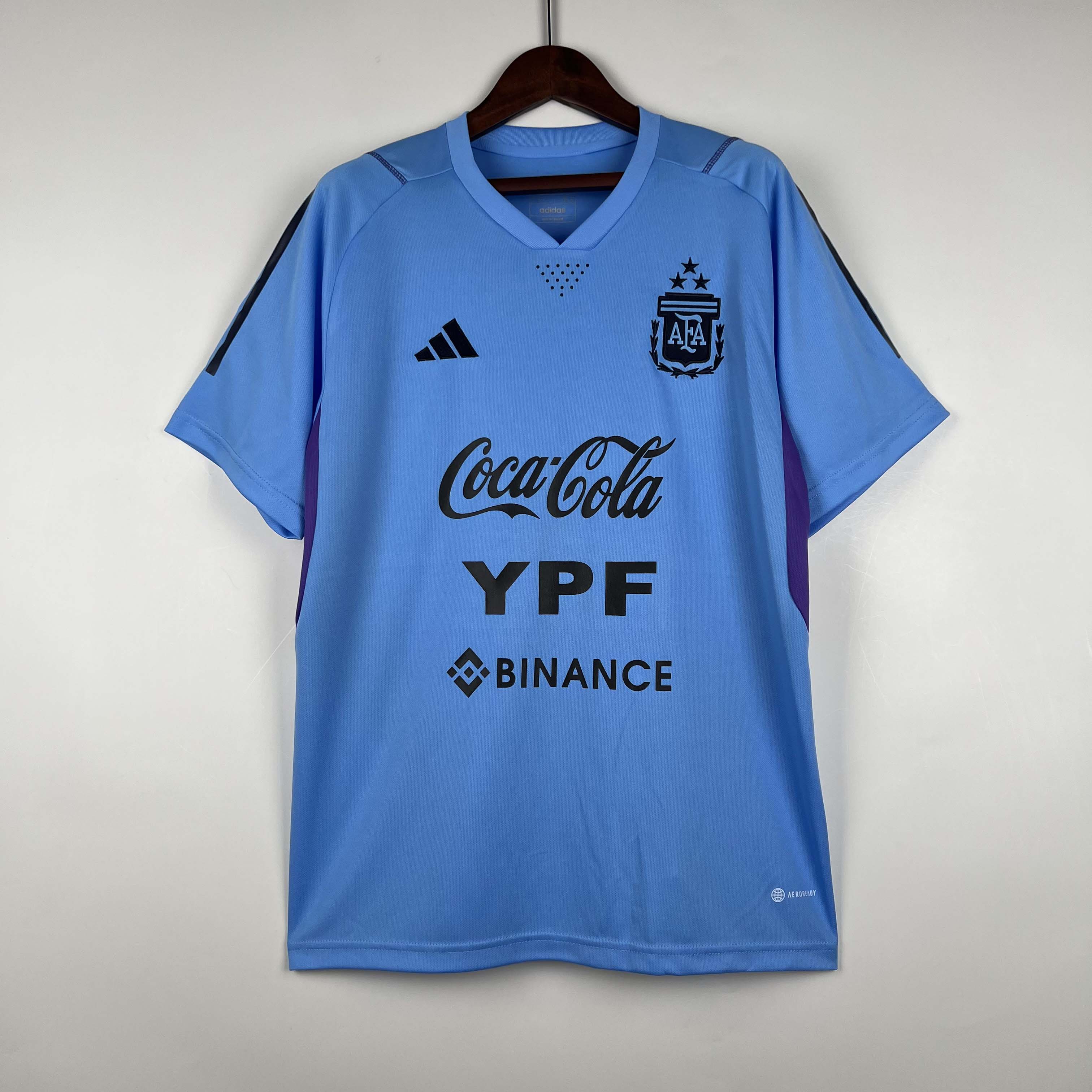 2023 Argentina National Team Training Suit Blue Jersey — main view