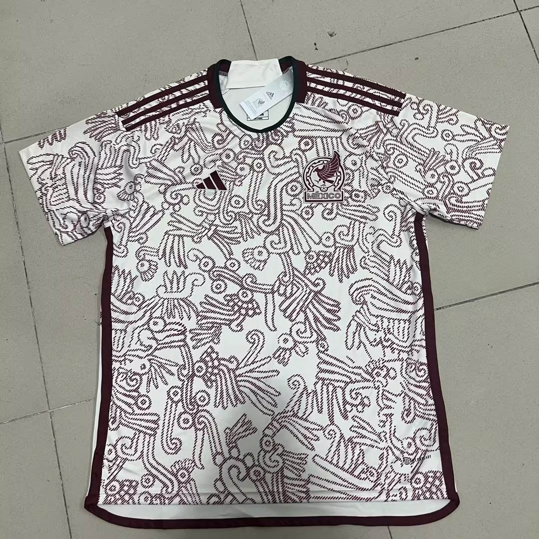 2022 FIFA World Cup Mexico Away Soccer Jersey — main view