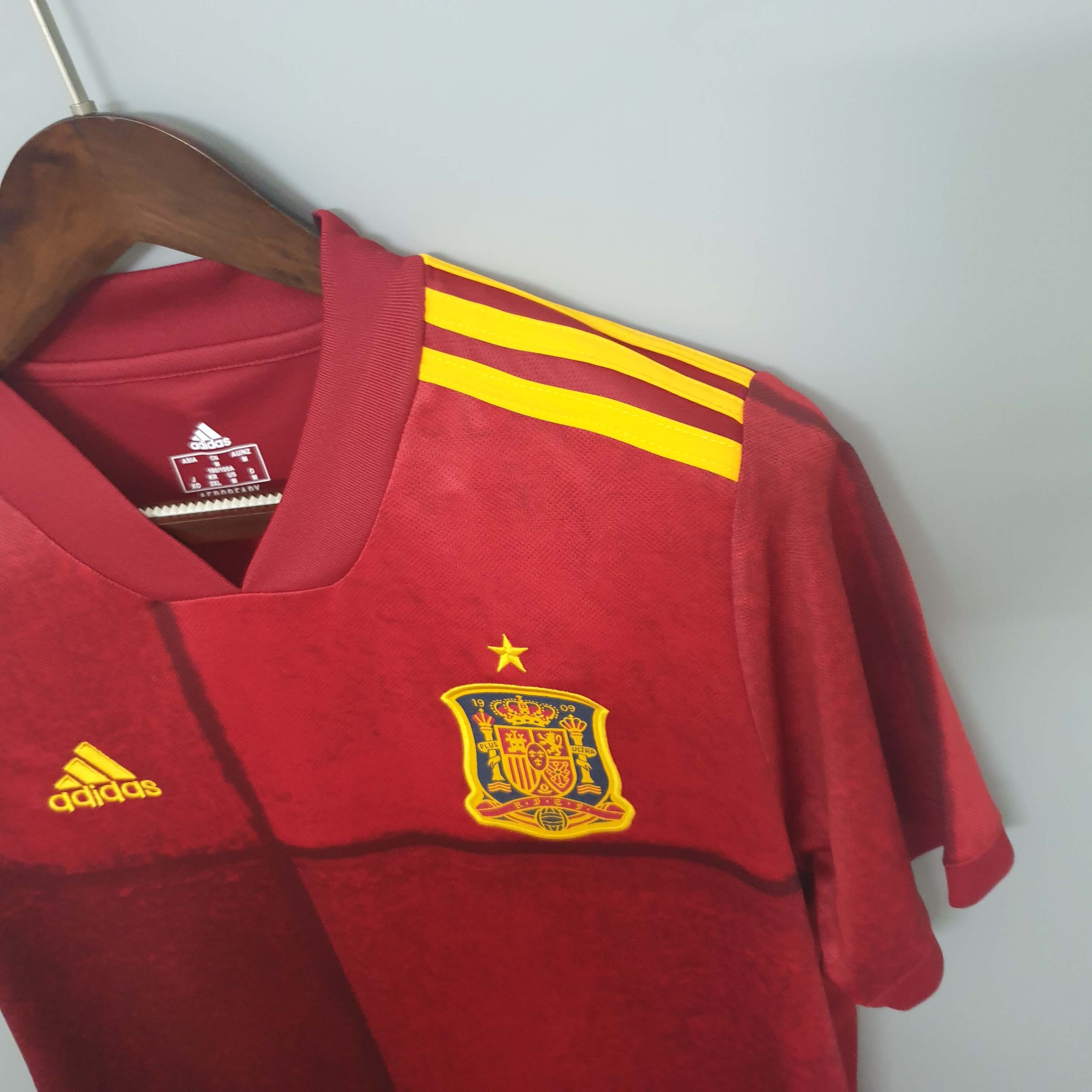 Soccer Shirt Spain 2020 Red Home — view 6