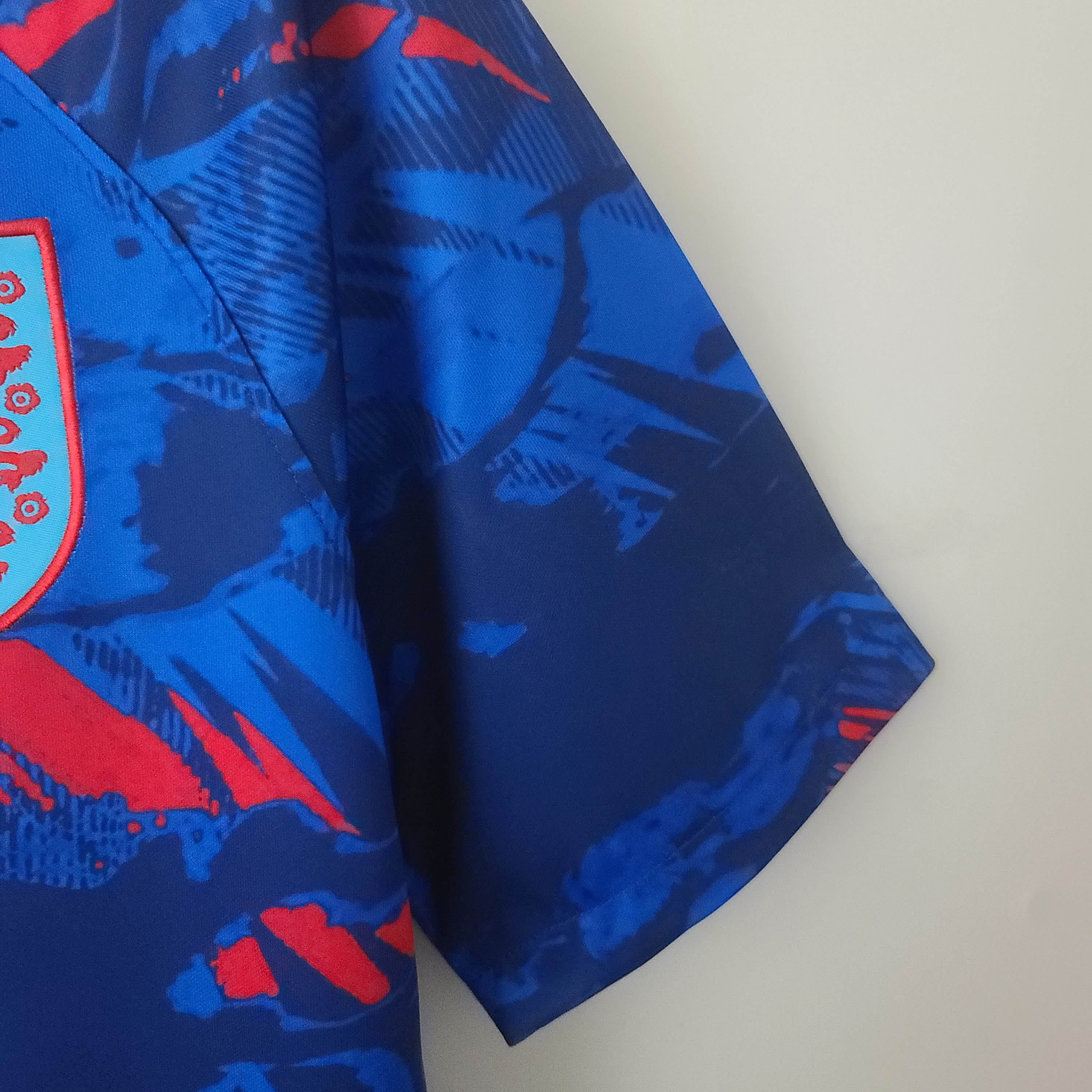 2022 England Nationalmannschaft Trainingskleidung Blau — view 7