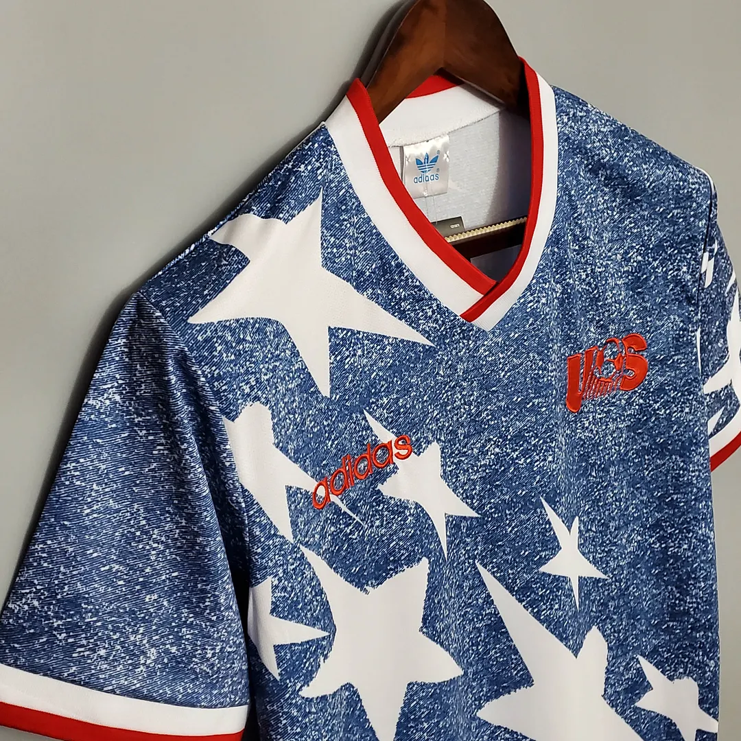 1994 Retro USA Away Soccer Jersey — view 4