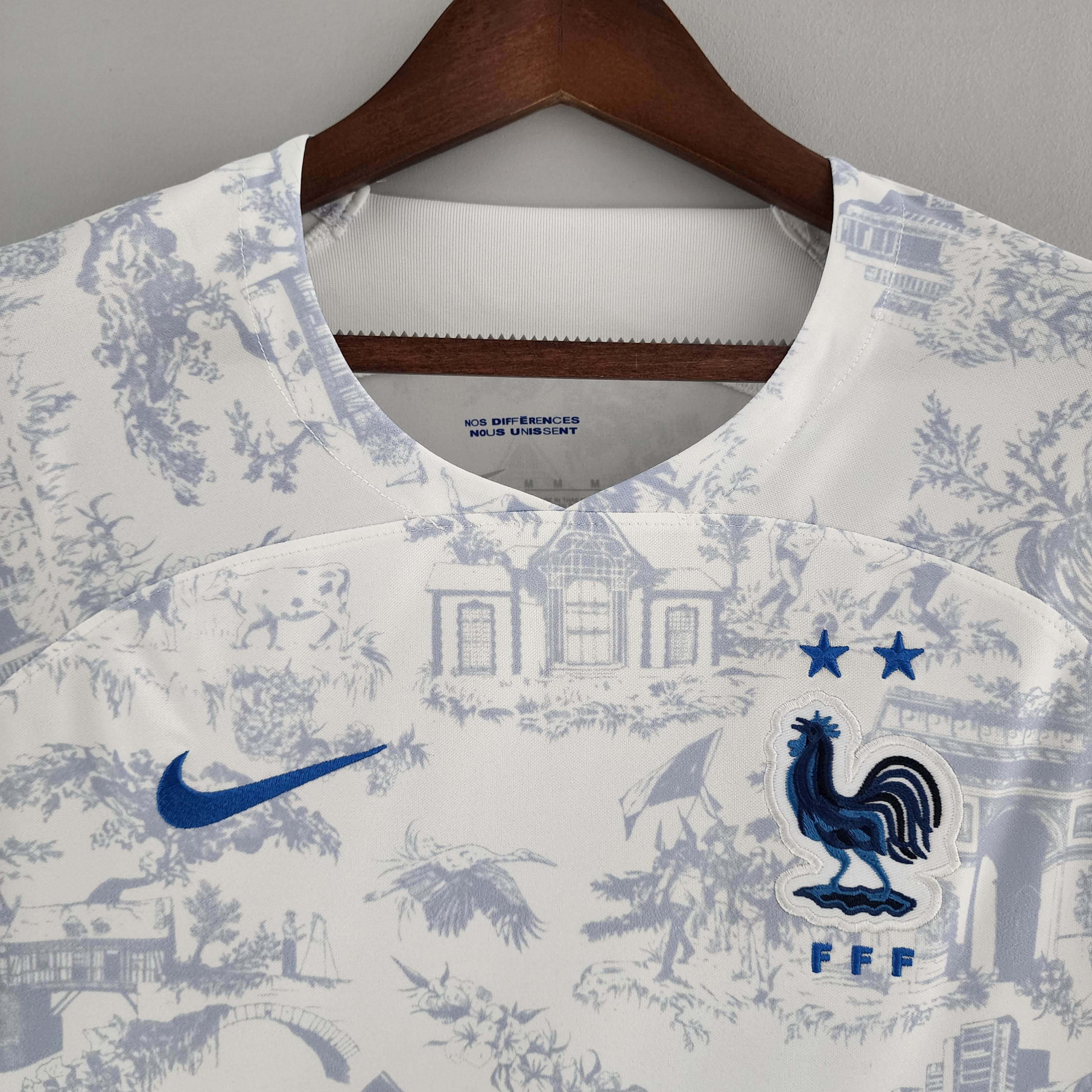 2022 FIFA World Cup France Away Football Shirt White — view 3