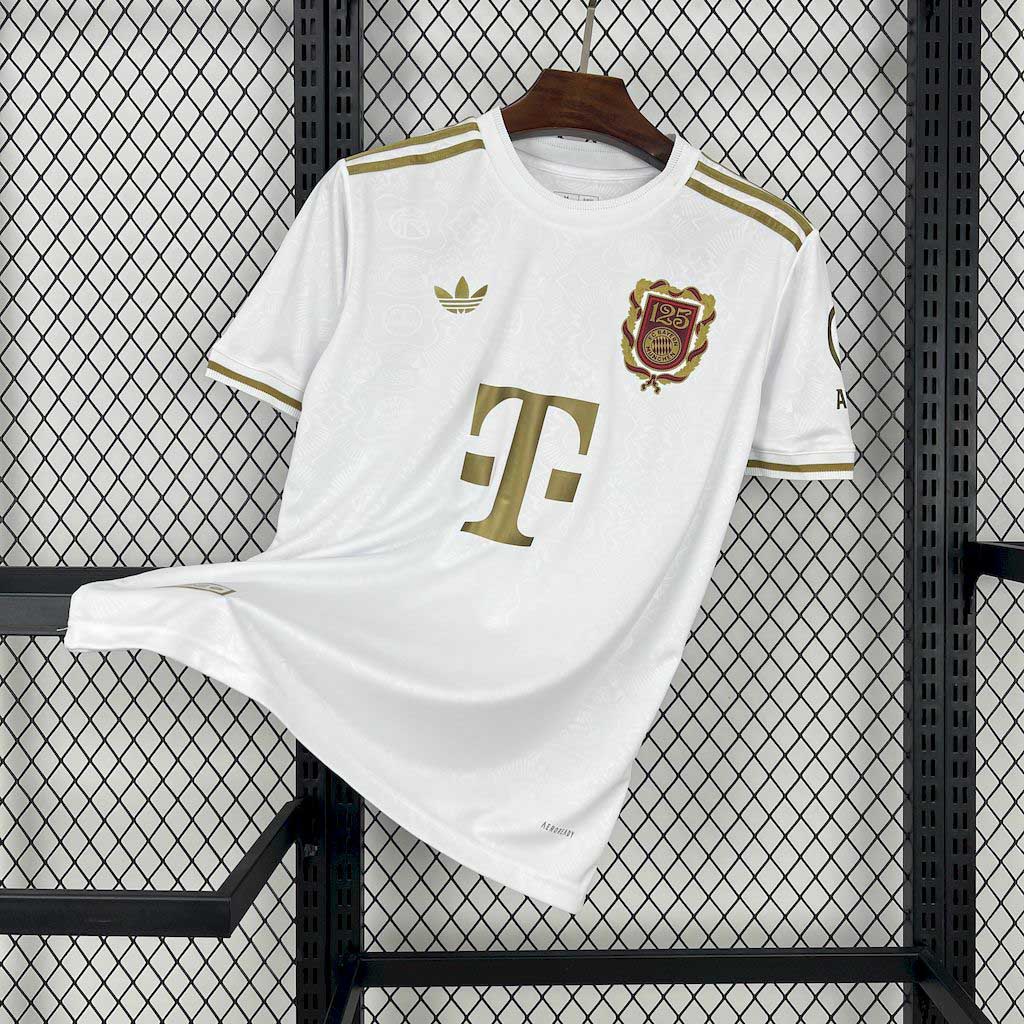 2025/2026 Bayern Munich 125th Anniversary Edition white Football Jersey AAA fan-grade