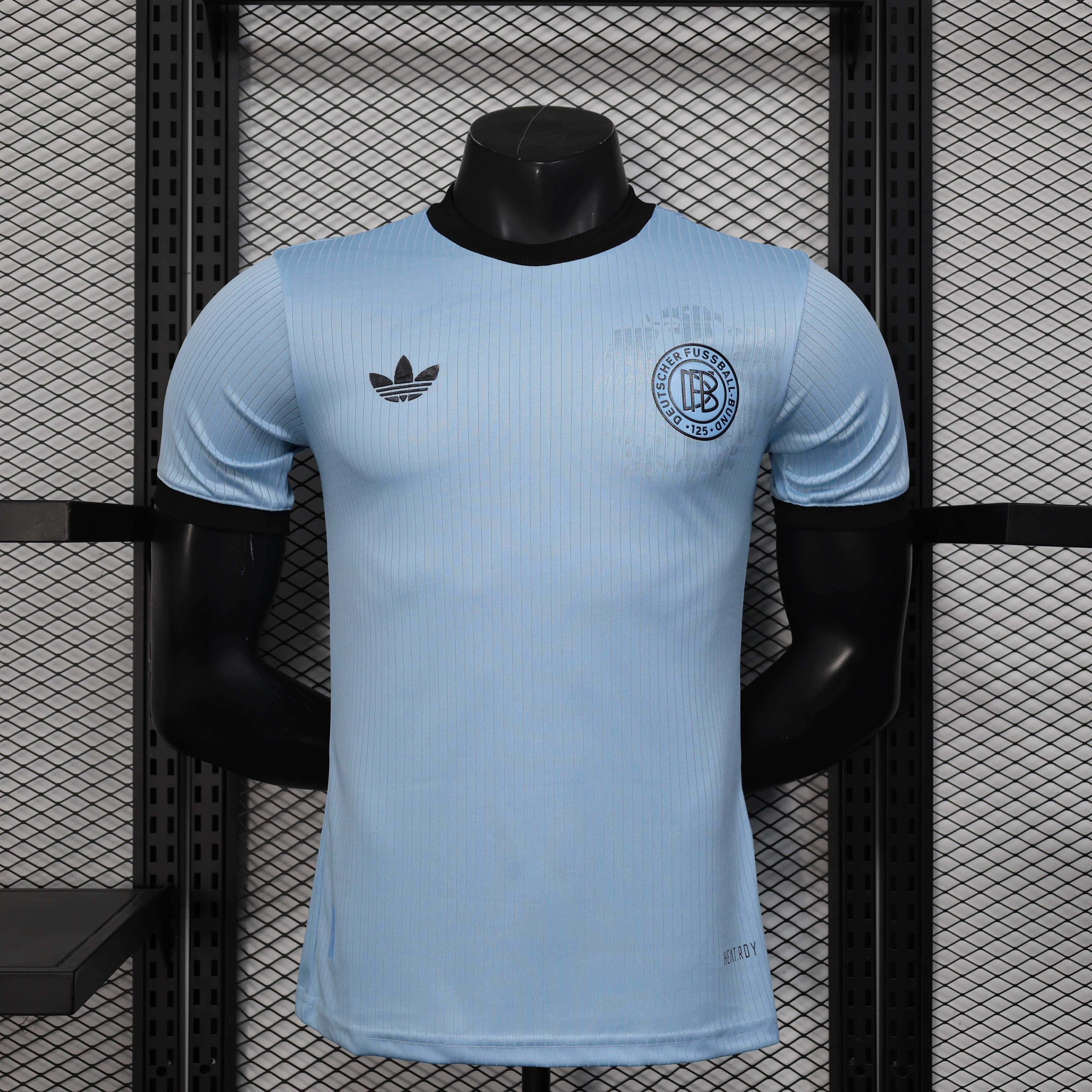 2025/2026 Spielerversion Deutschland 125. Jubiläumsausgabe Himmelblau Fußballtrikot Thai-Qualität