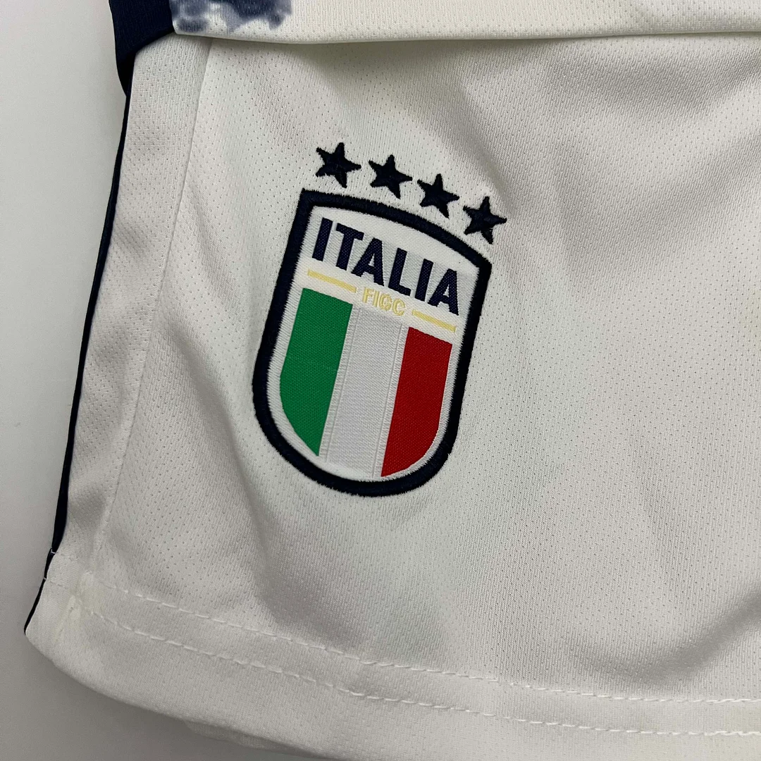 2023 Italy Away Soccer Shirt Kids Size — view 6