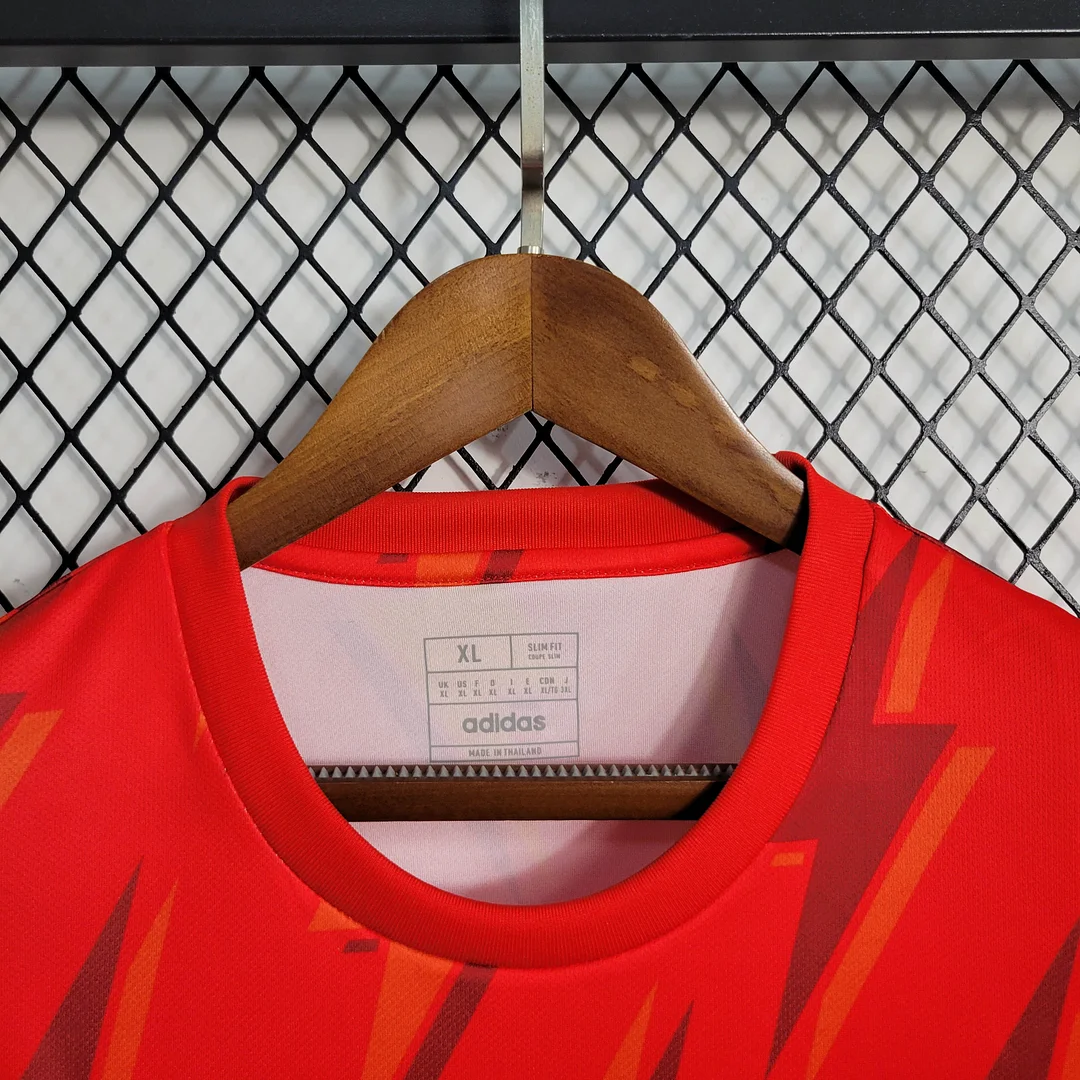 2023/2024 Arsenal Training Wear Red Soccer Jersey — view 5