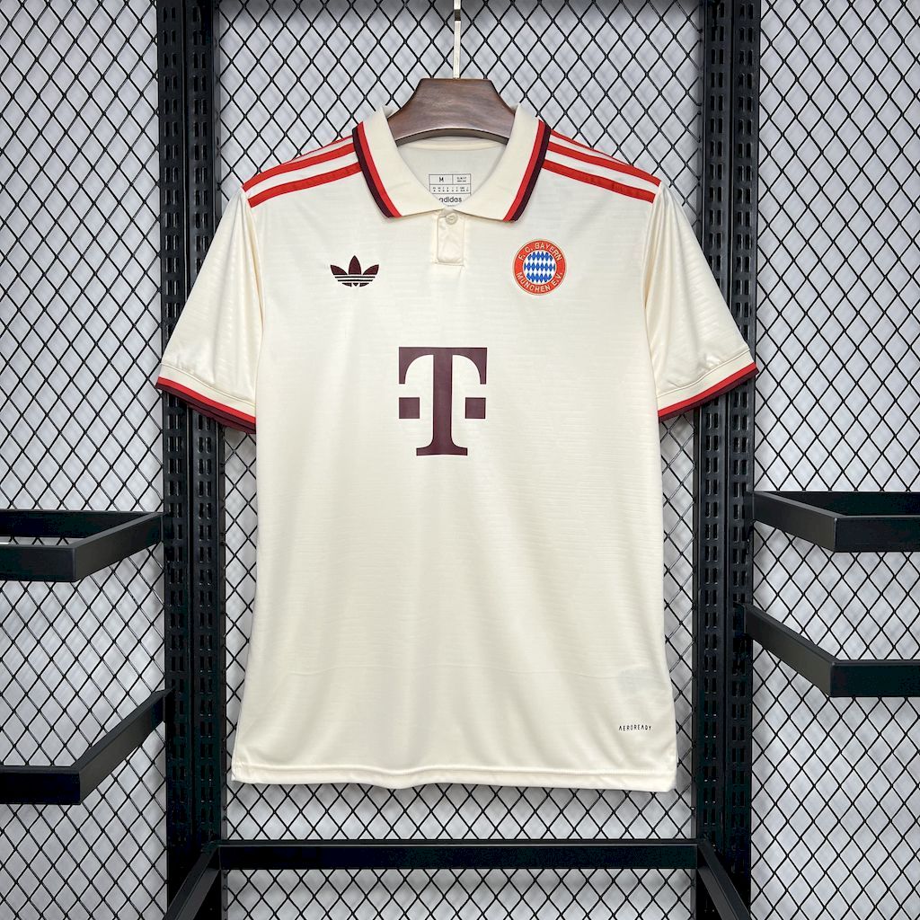 Maillot de football extérieur troisième Bayern Munich 2024/2025 Qualité Thaï