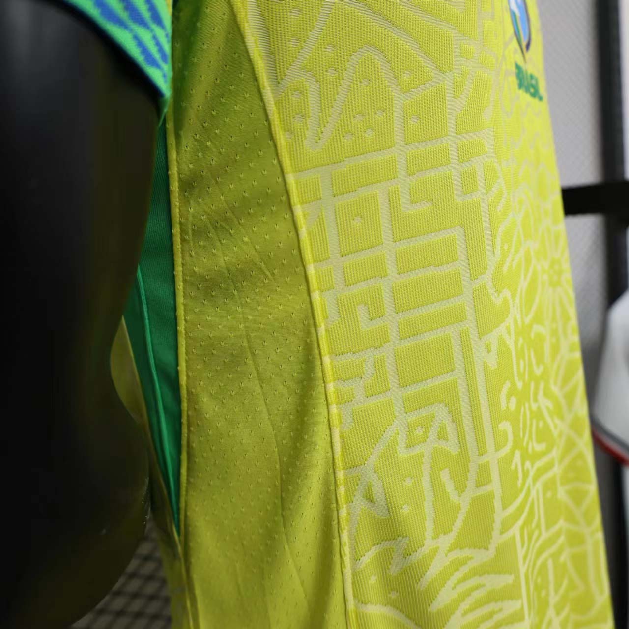 2024 Player Version Brazil Home Soccer Jersey — view 4