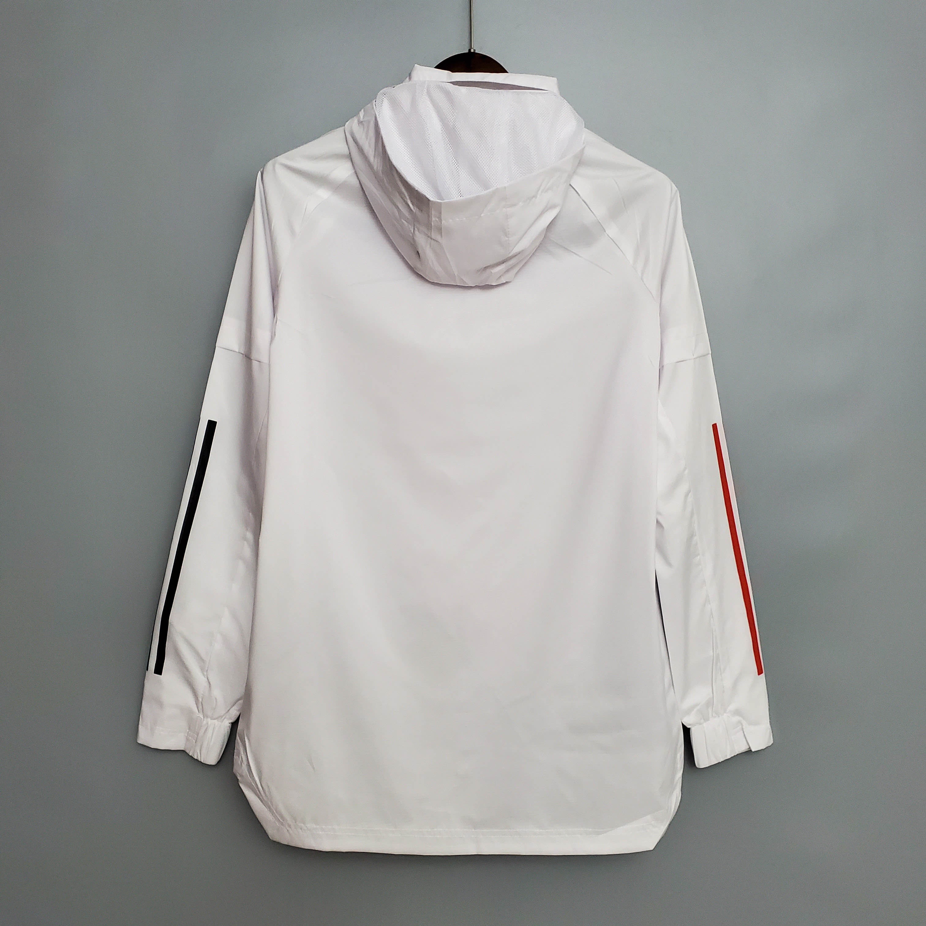 2021 Manchester United Jersey Windbreaker White(Black-Red Edge) — view 2