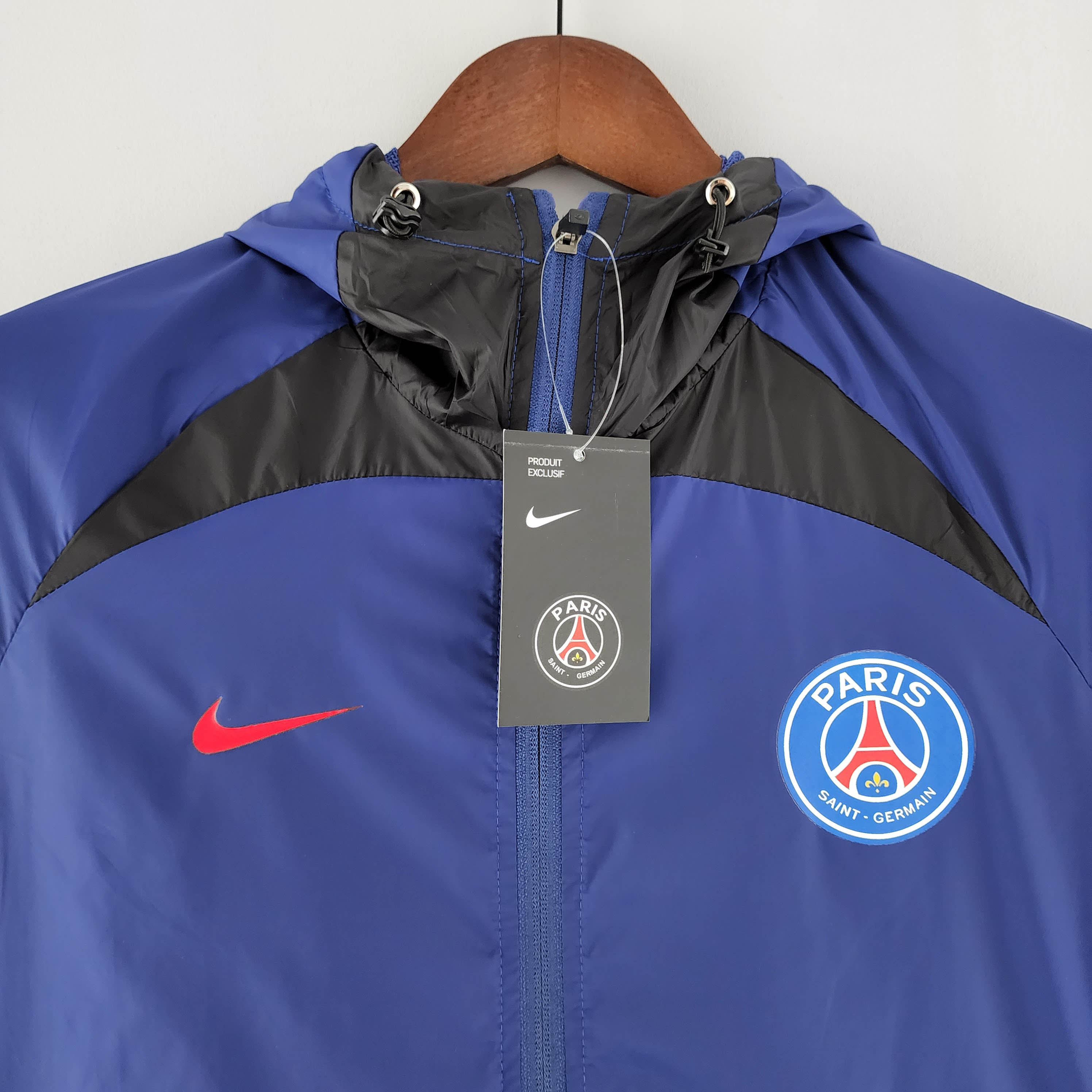 2022 PSG Windbreaker Blue and Black — view 3