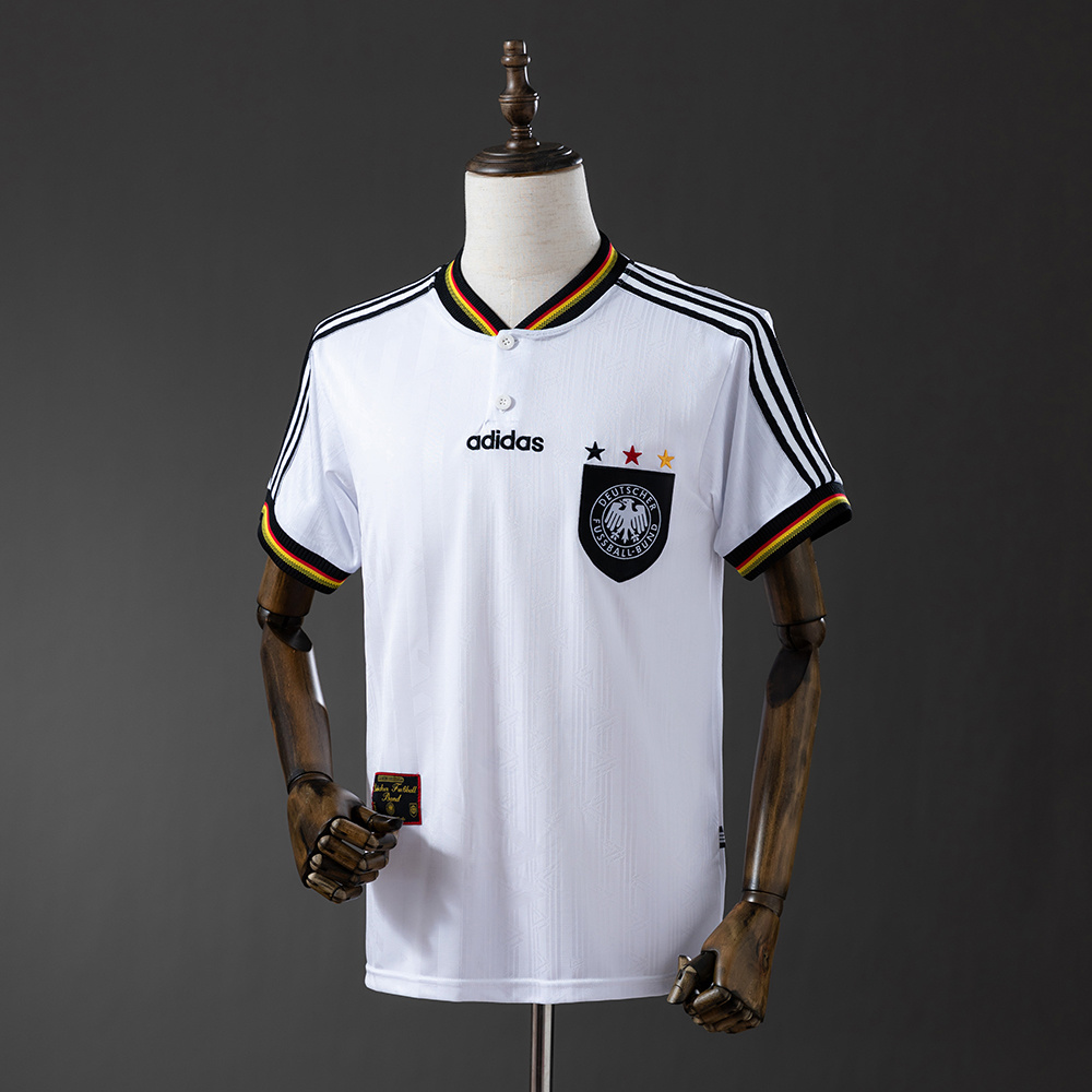 1996 Retro Germany Home Soccer Jersey Football Shirt AAA fan-grade