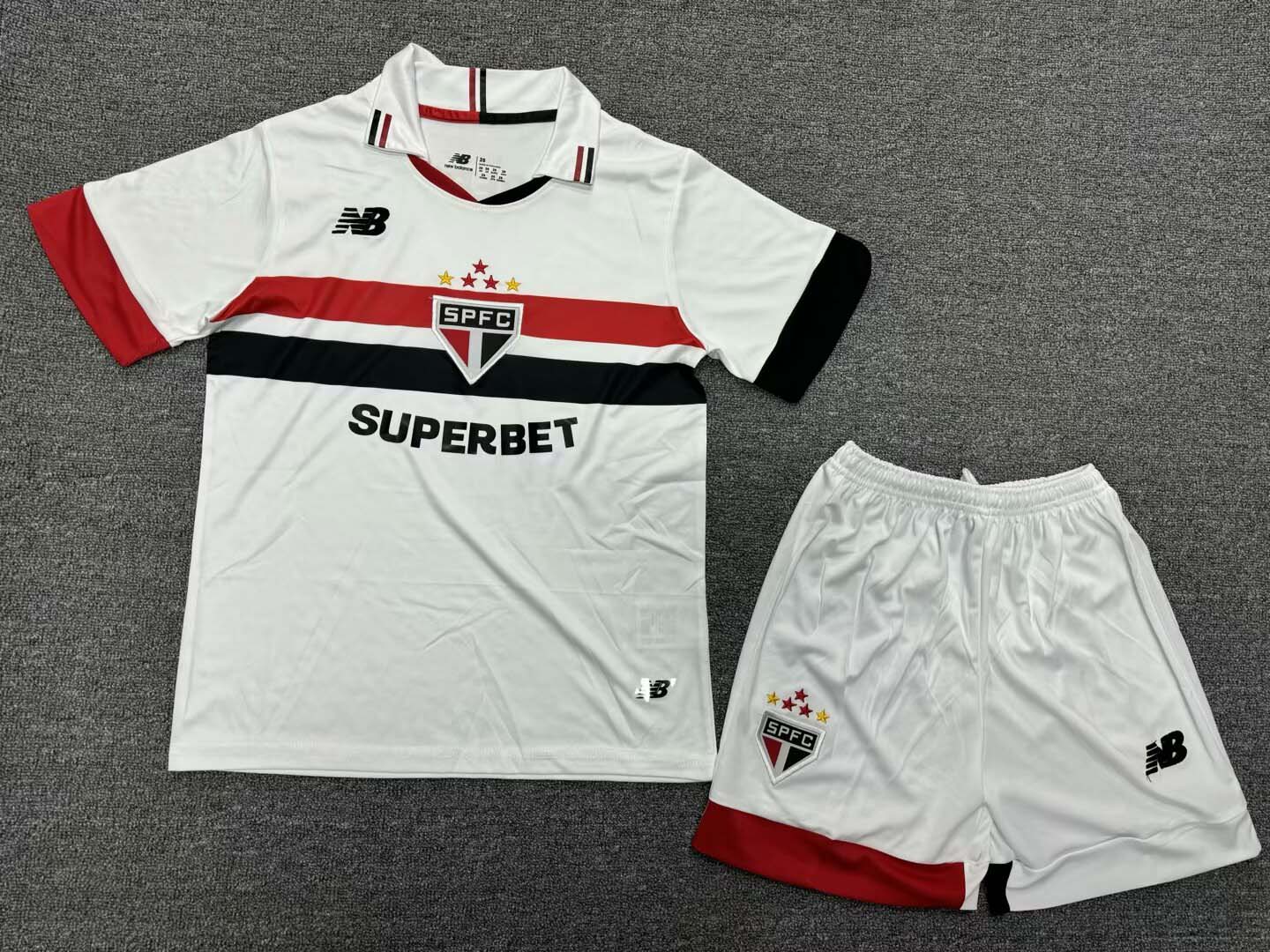 2024/2025 São Paulo Home Jersey AAA fan-grade Kids Size