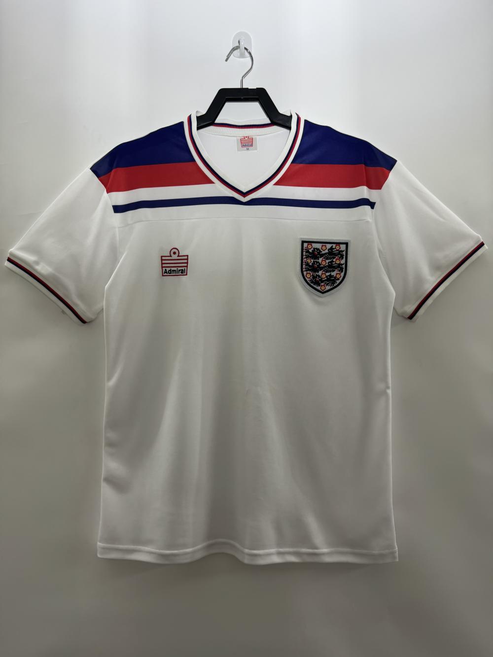 1982 Retro England Home Soccer Jersey AAA fan-grade — main view
